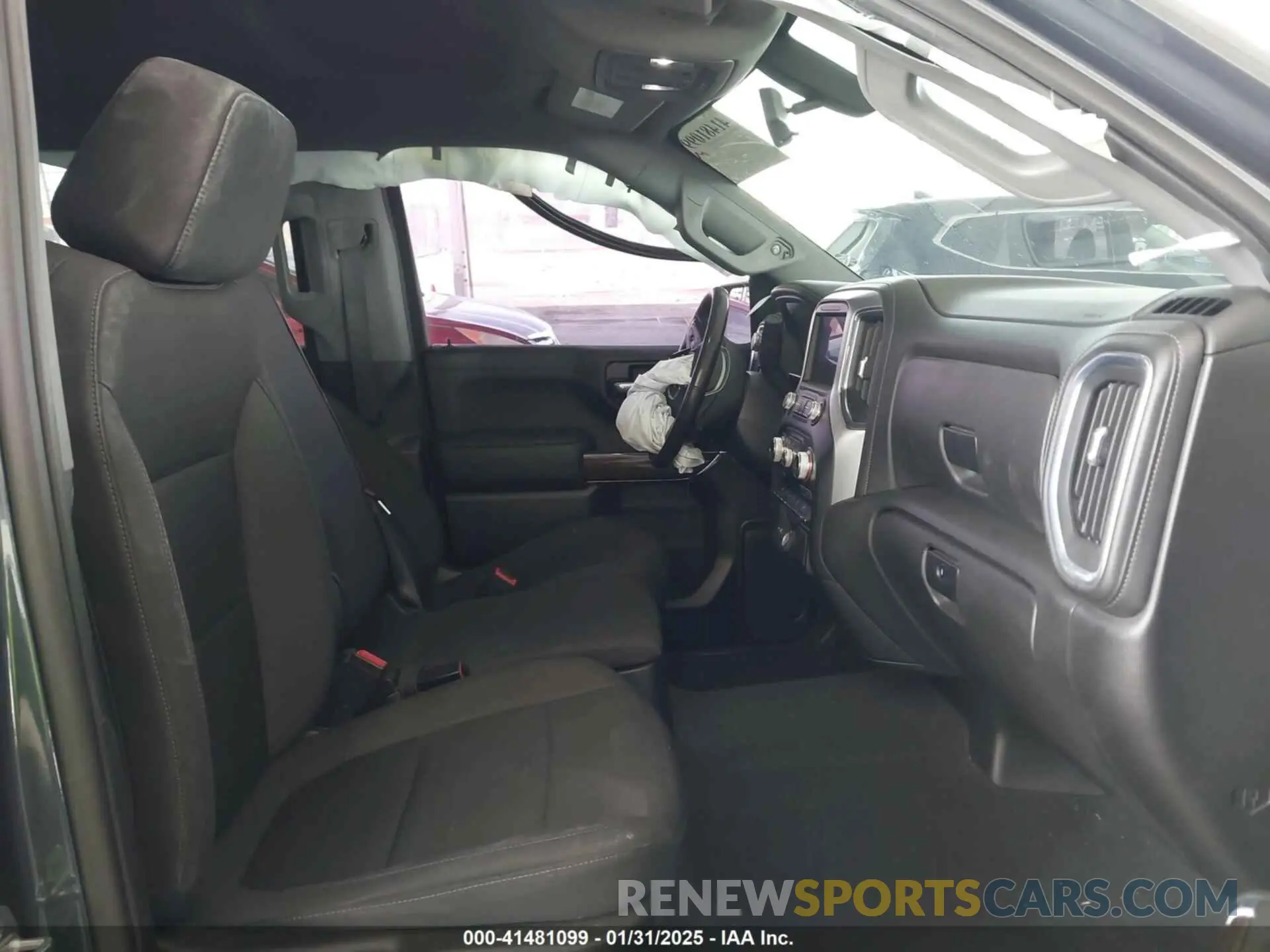 5 fotografías del automóvil dañado 1GTP8CED1MZ265581 GMC SIERRA 1500 2021