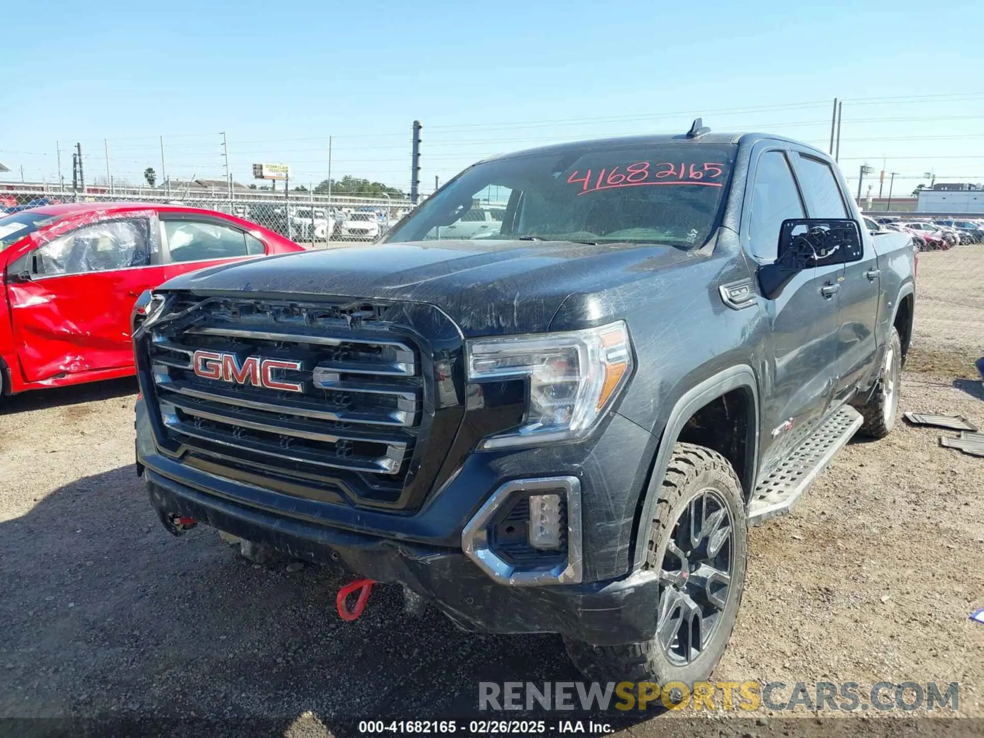 2 fotografías del automóvil dañado 1GTP9EED3MZ281368 GMC SIERRA 1500 2021