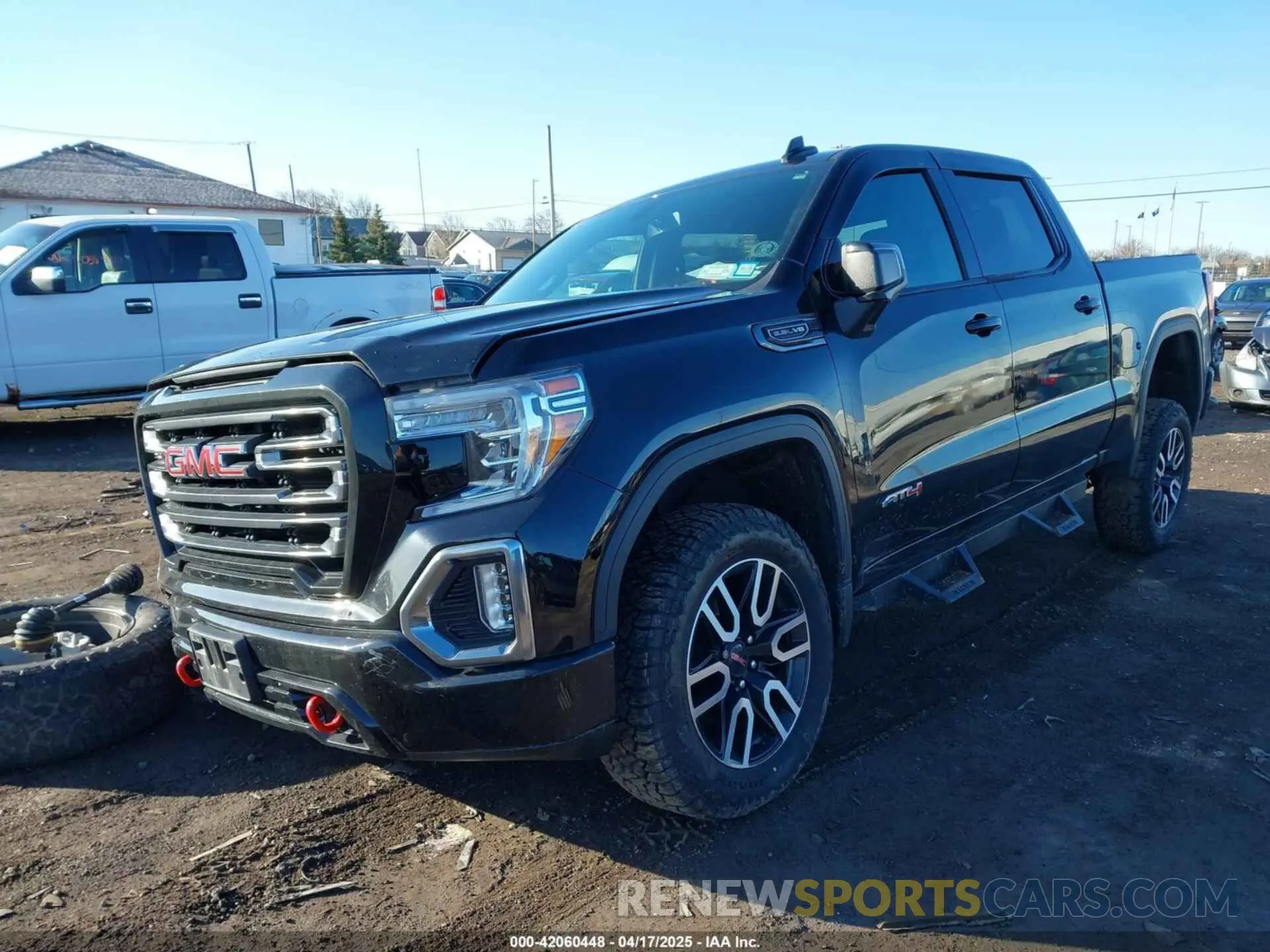 2 fotografías del automóvil dañado 1GTP9EED4MZ442438 GMC SIERRA 1500 2021