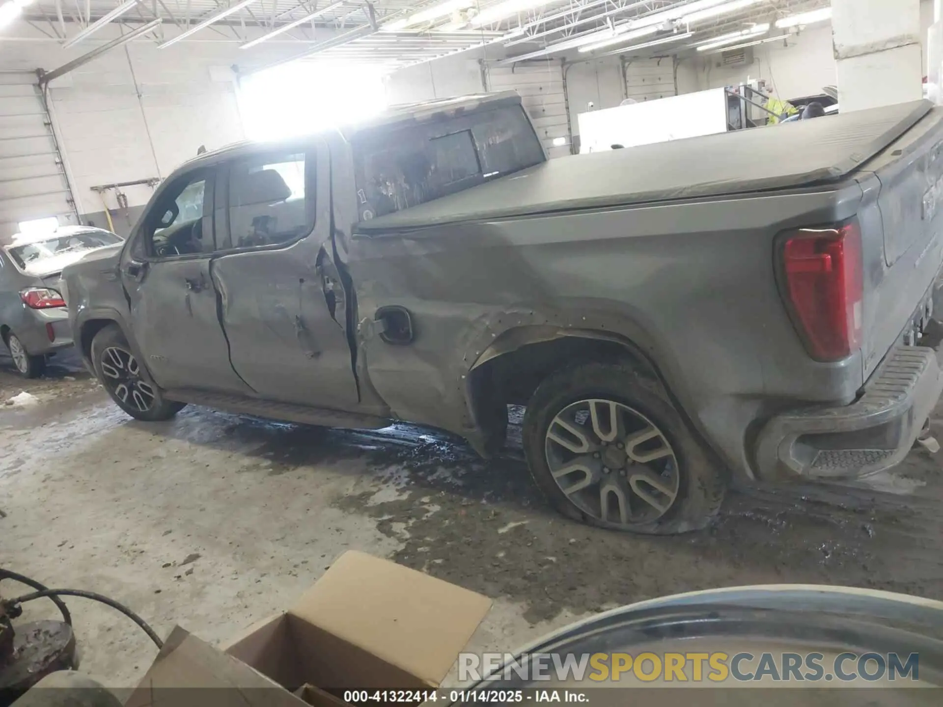 14 fotografías del automóvil dañado 1GTP9EEL6MZ105647 GMC SIERRA 1500 2021