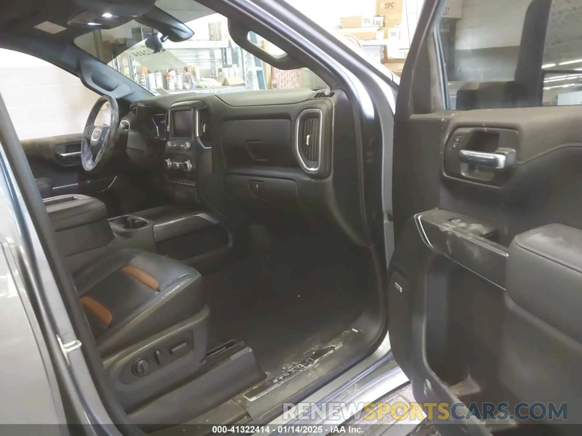 5 fotografías del automóvil dañado 1GTP9EEL6MZ105647 GMC SIERRA 1500 2021