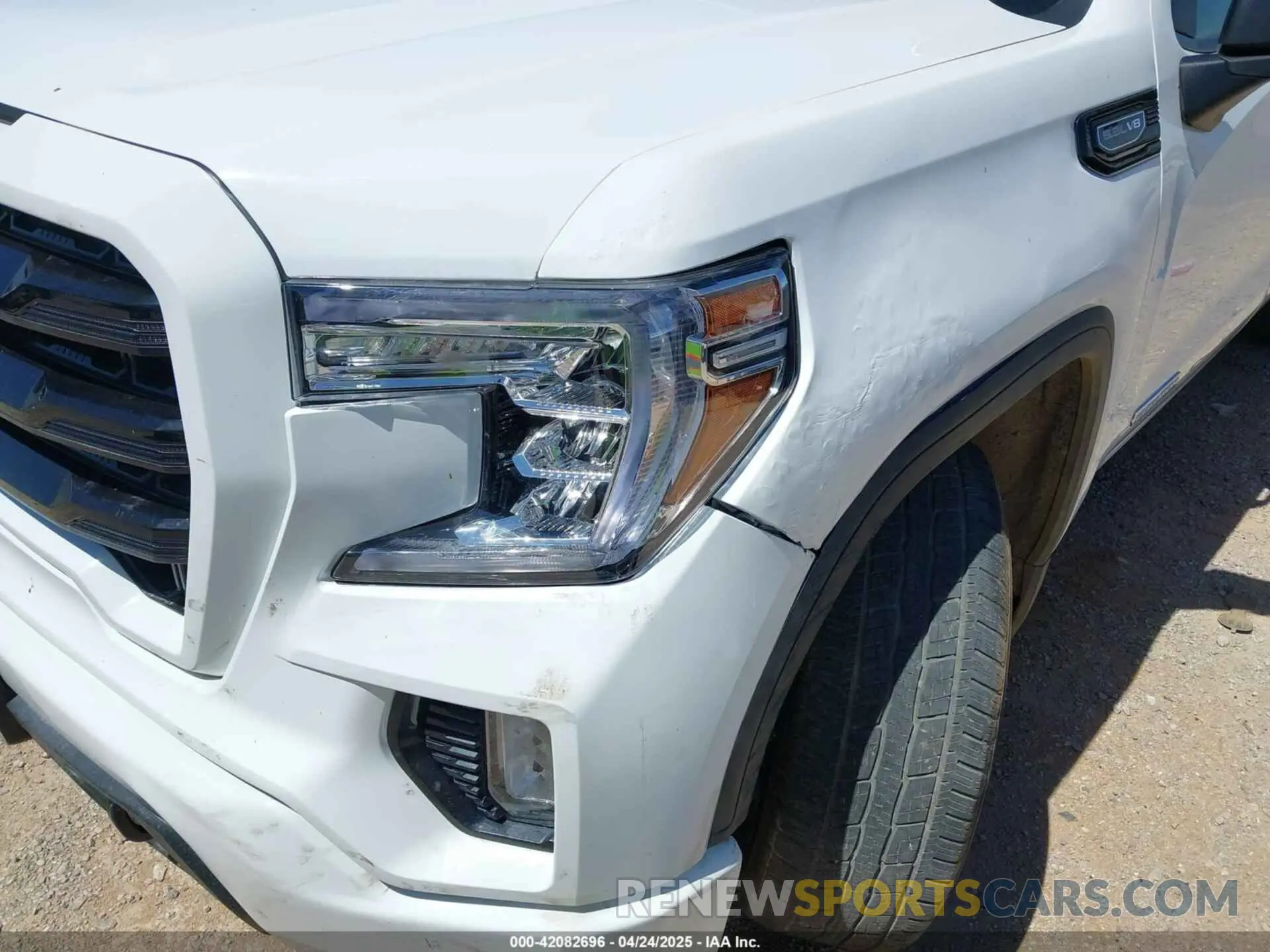 6 fotografías del automóvil dañado 1GTR9CED5MZ338277 GMC SIERRA 1500 2021