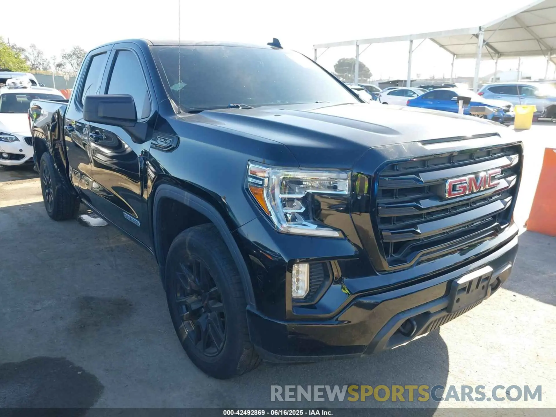 1 fotografías del automóvil dañado 1GTR9CED7MZ225866 GMC SIERRA 1500 2021