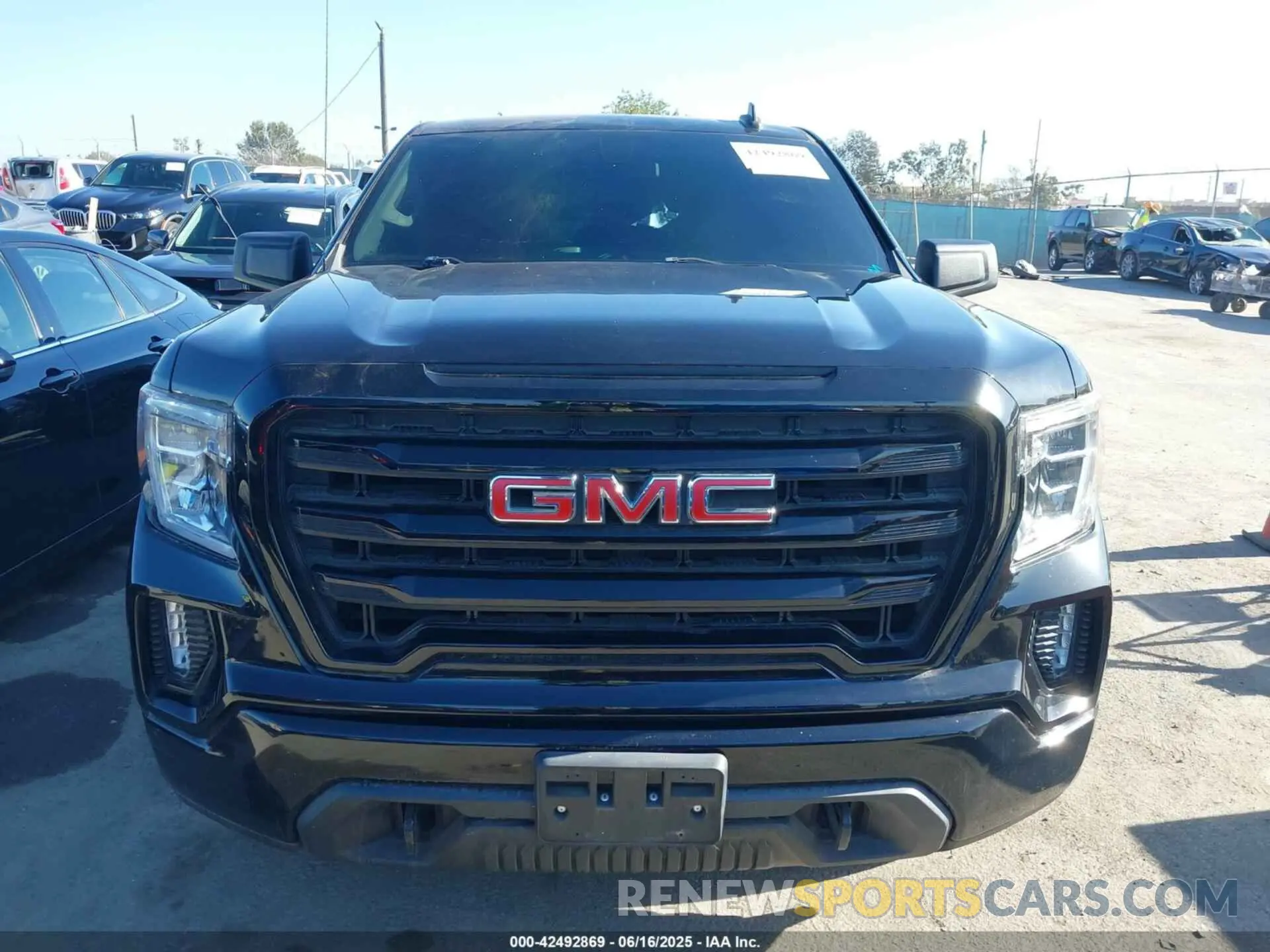 11 fotografías del automóvil dañado 1GTR9CED7MZ225866 GMC SIERRA 1500 2021