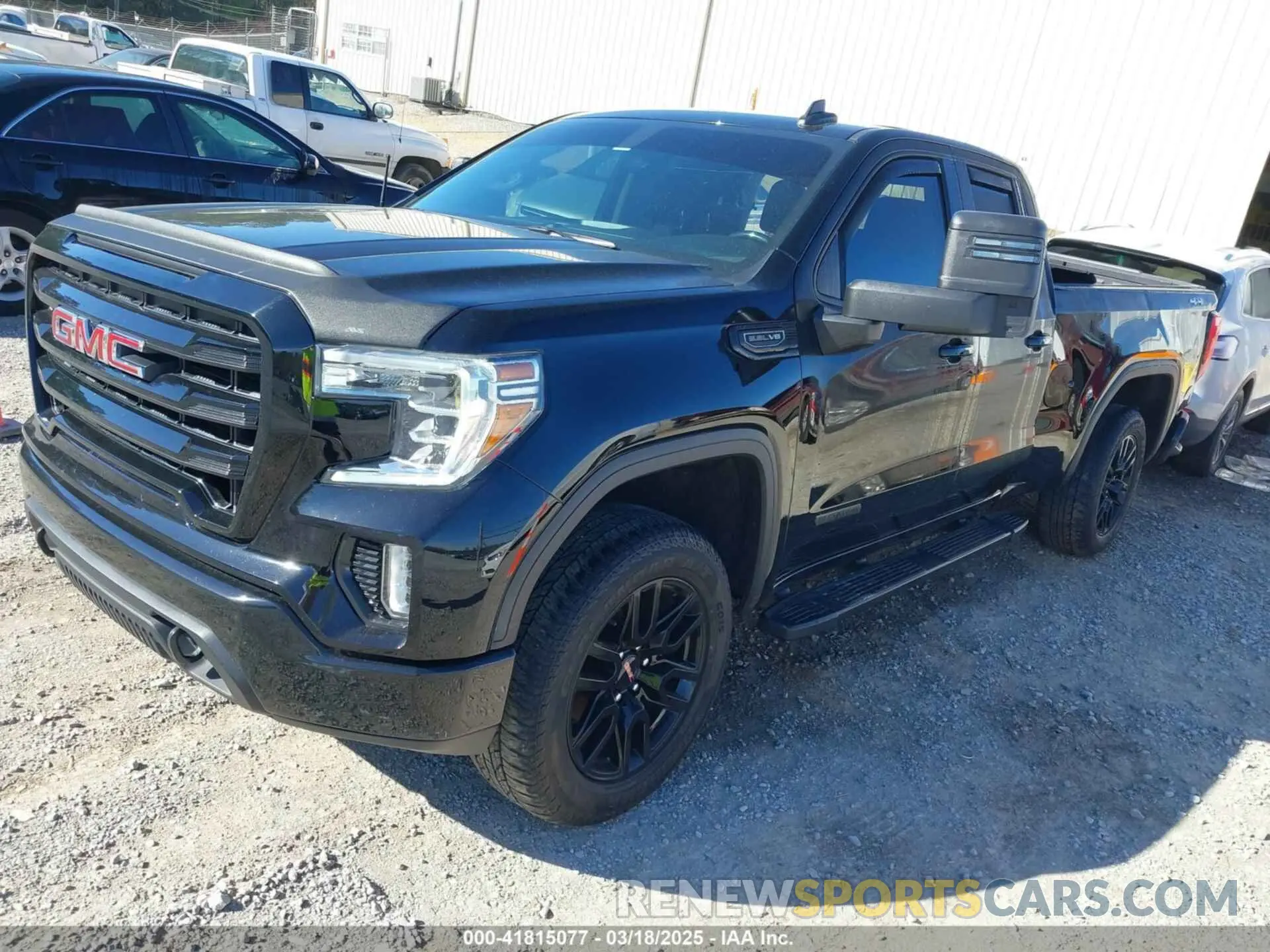 2 fotografías del automóvil dañado 1GTR9CED7MZ375590 GMC SIERRA 1500 2021