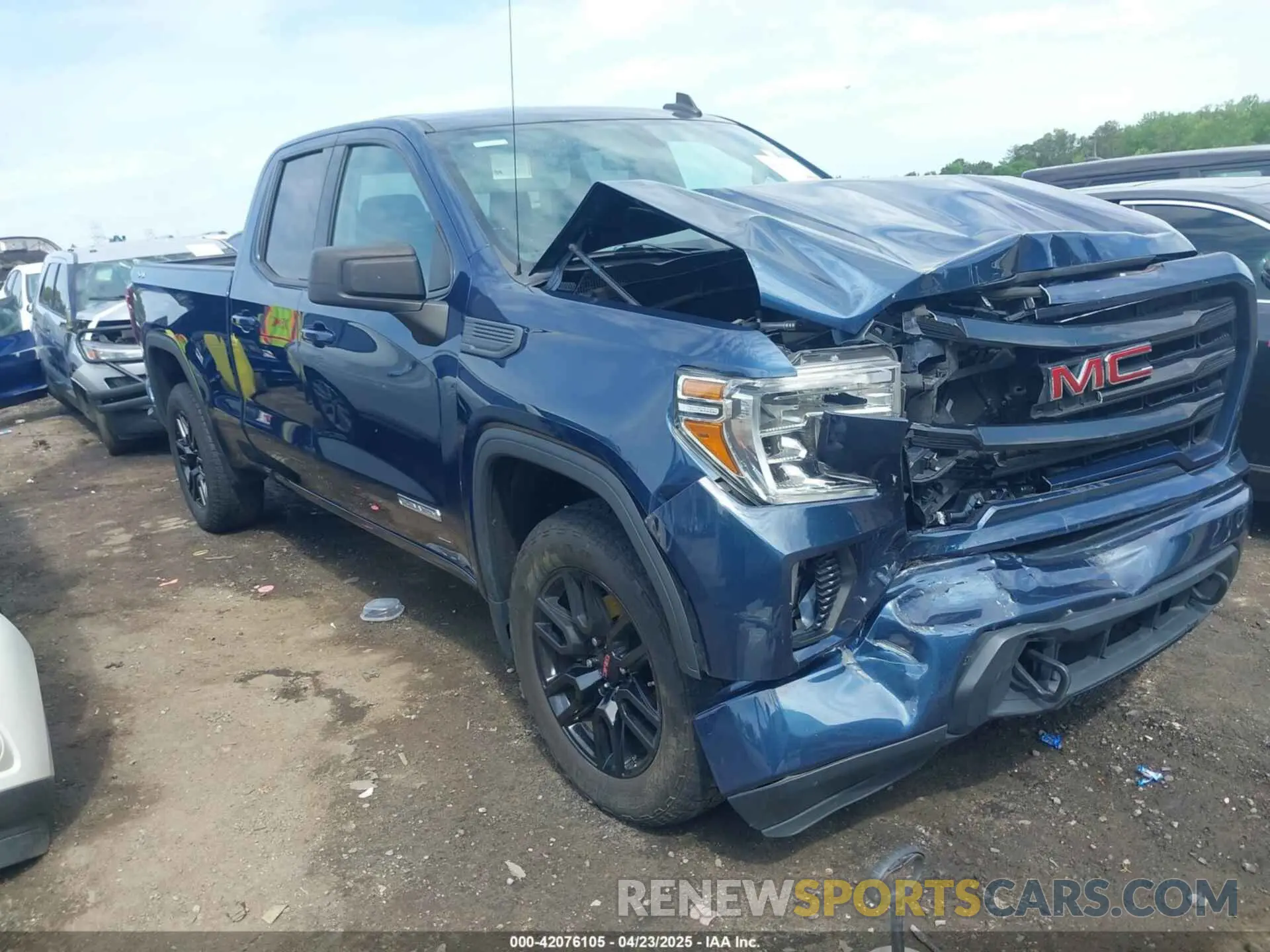 1 fotografías del automóvil dañado 1GTR9CEK7MZ166607 GMC SIERRA 1500 2021
