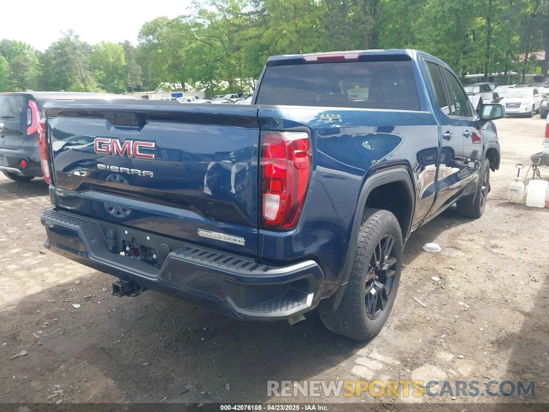 4 fotografías del automóvil dañado 1GTR9CEK7MZ166607 GMC SIERRA 1500 2021