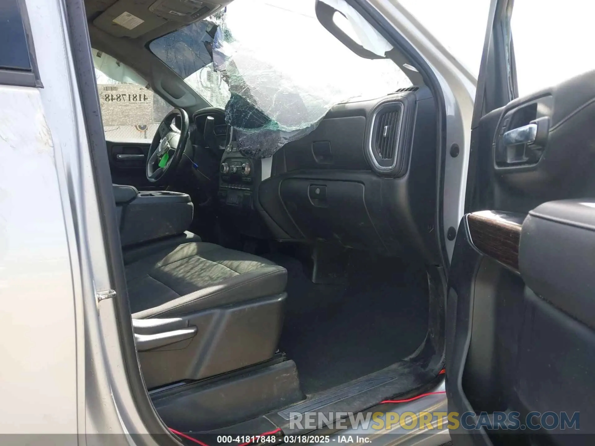 5 fotografías del automóvil dañado 1GTU9CET0MZ350838 GMC SIERRA 1500 2021