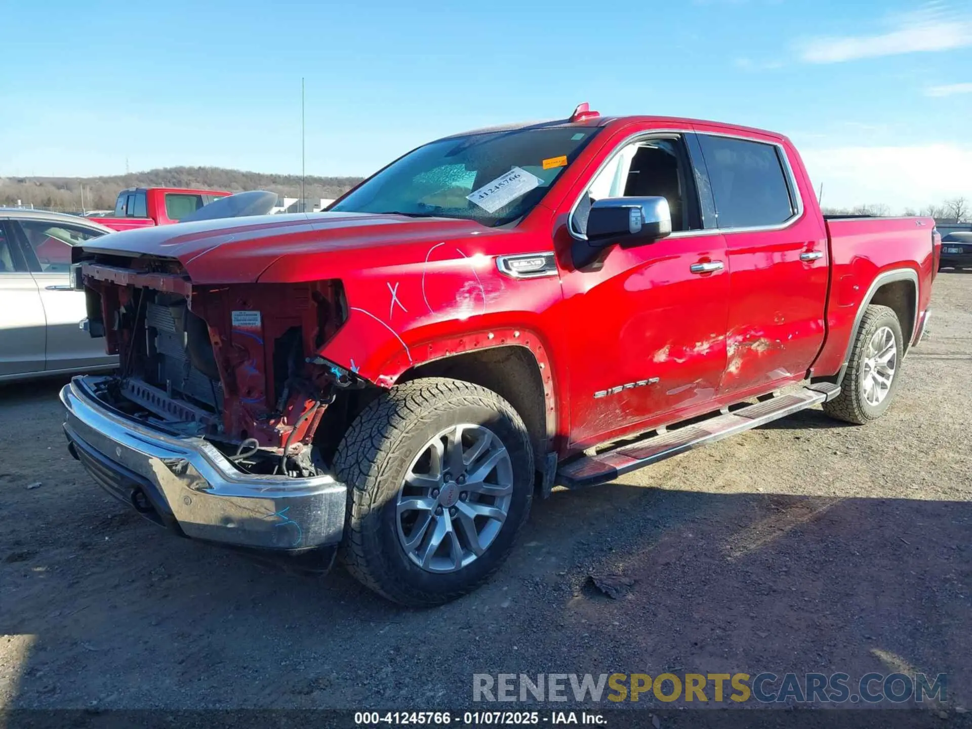 2 fotografías del automóvil dañado 1GTU9DED5MZ154943 GMC SIERRA 1500 2021