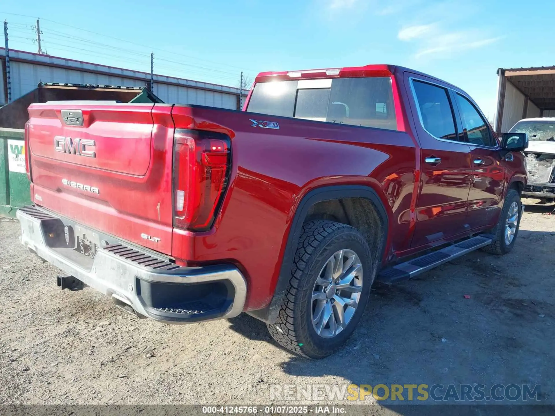 4 fotografías del automóvil dañado 1GTU9DED5MZ154943 GMC SIERRA 1500 2021