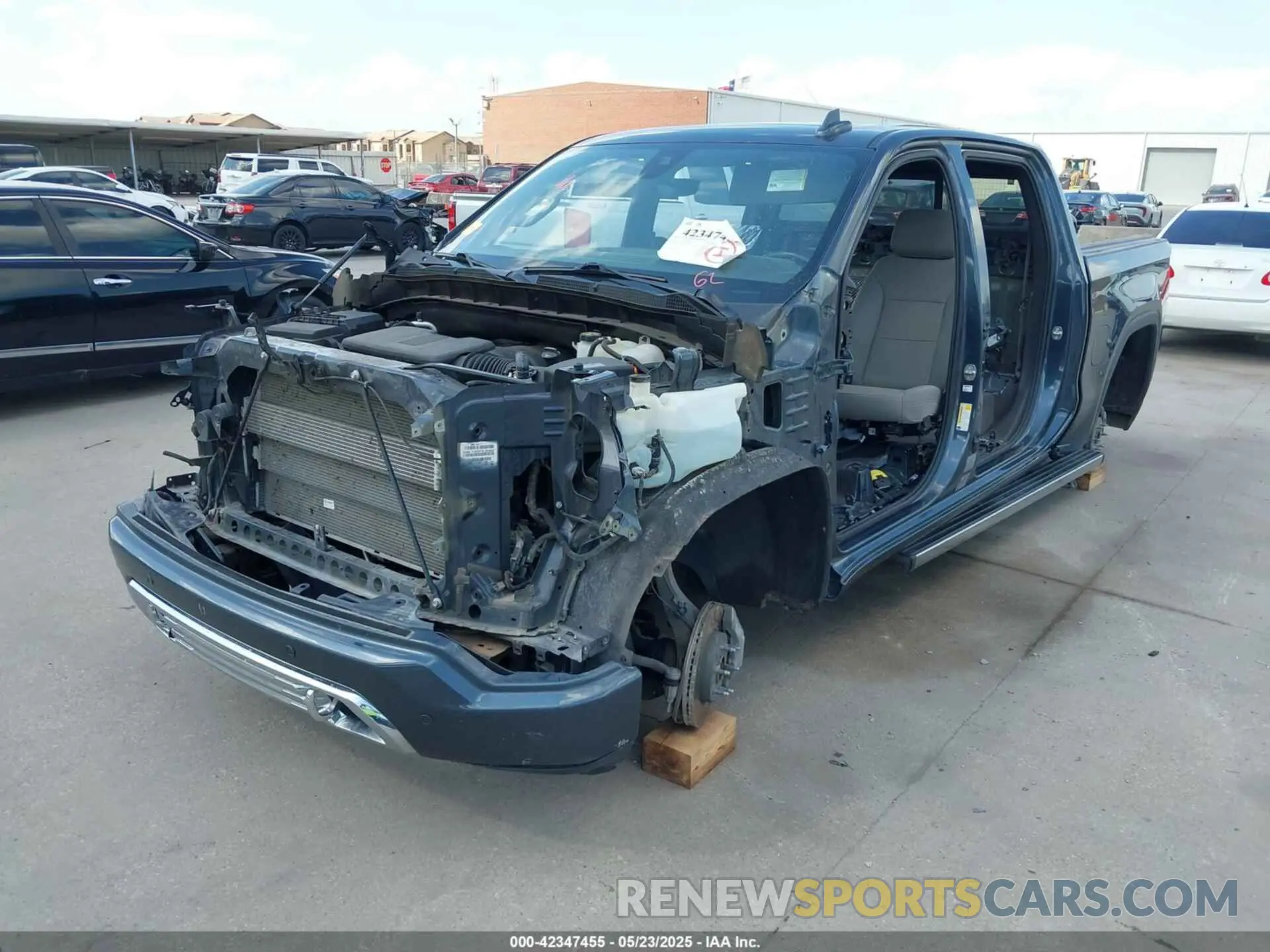 2 fotografías del automóvil dañado 1GTU9FEL7MZ303470 GMC SIERRA 1500 2021