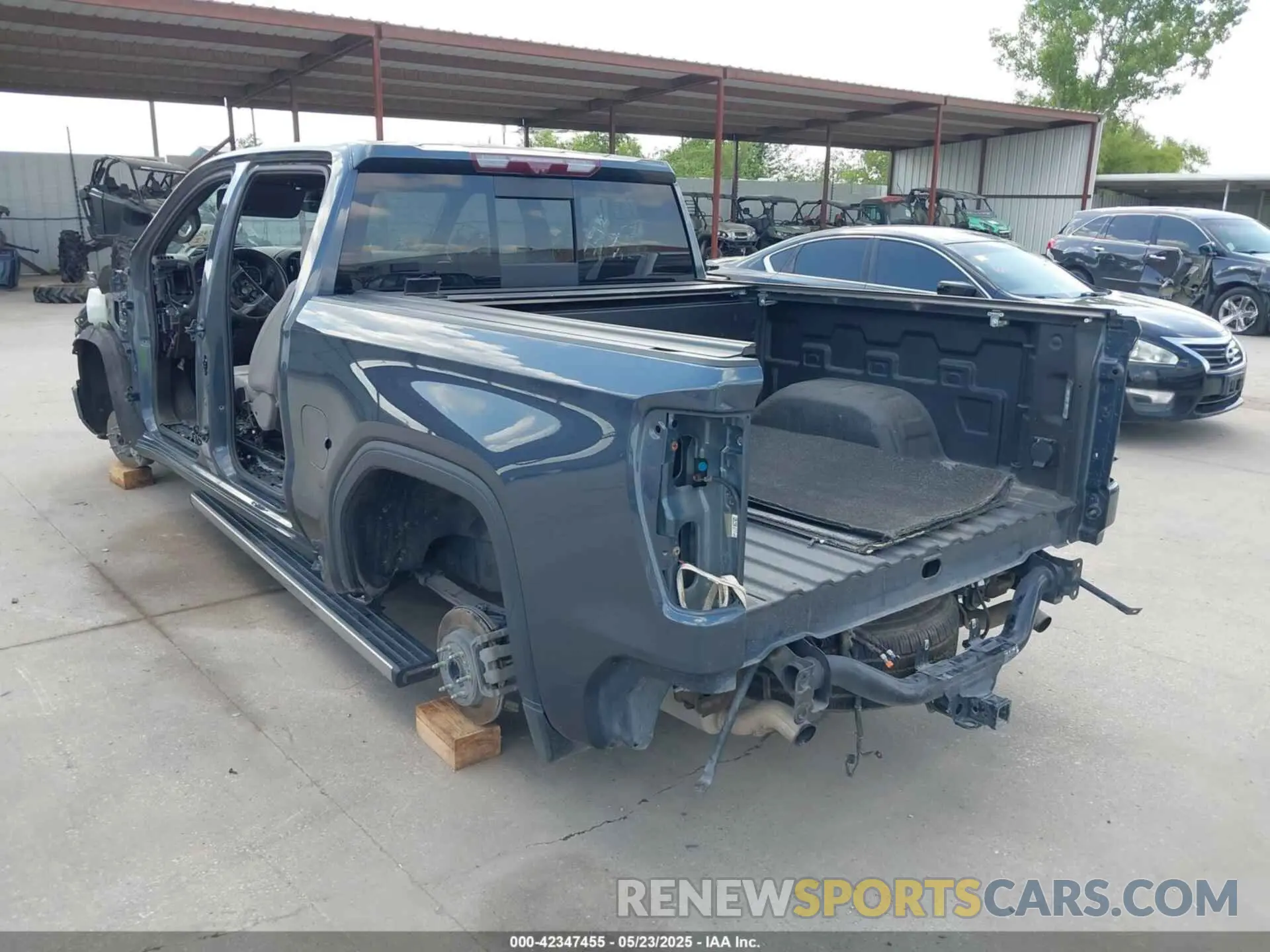 3 fotografías del automóvil dañado 1GTU9FEL7MZ303470 GMC SIERRA 1500 2021