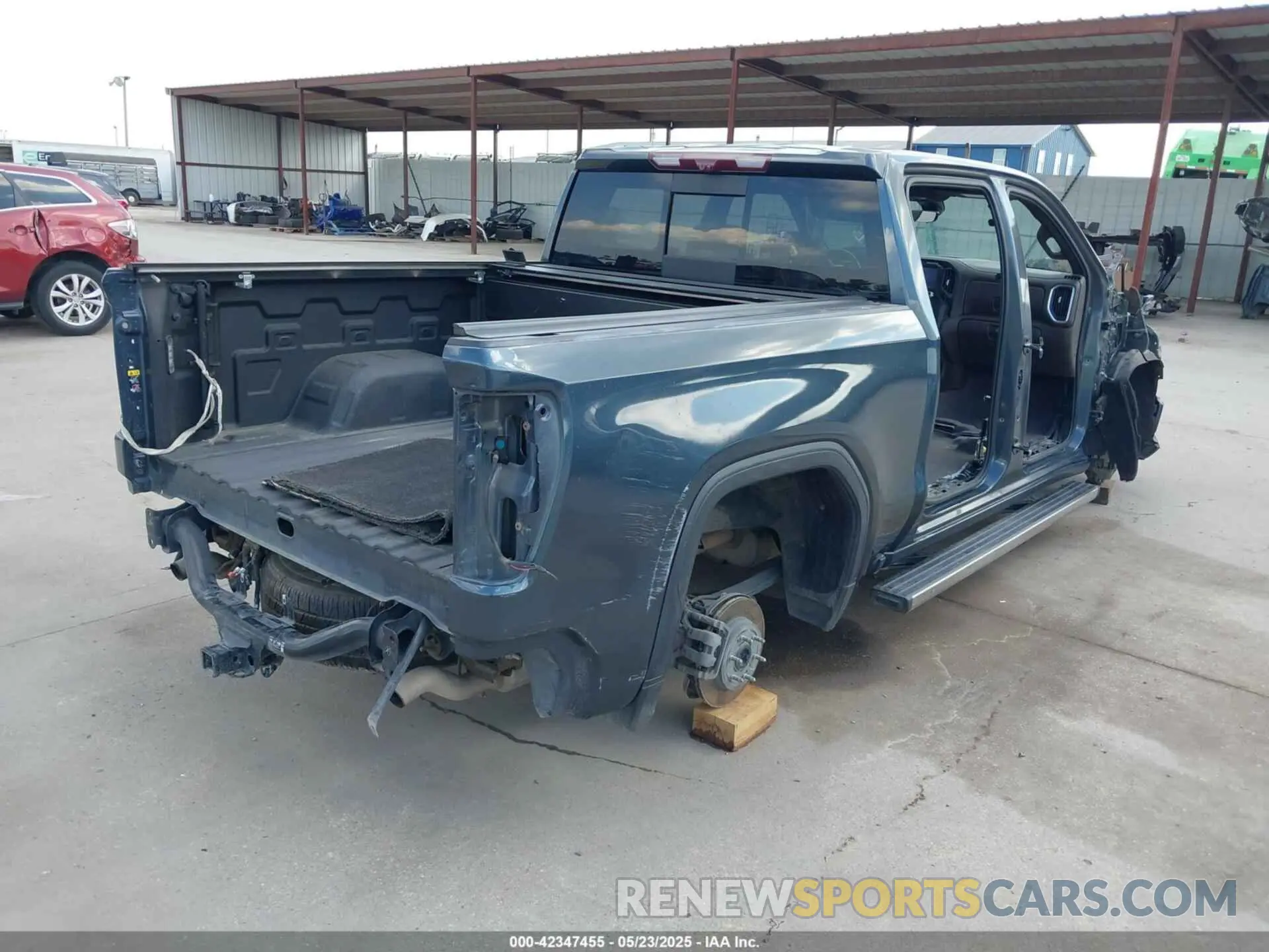 4 fotografías del automóvil dañado 1GTU9FEL7MZ303470 GMC SIERRA 1500 2021