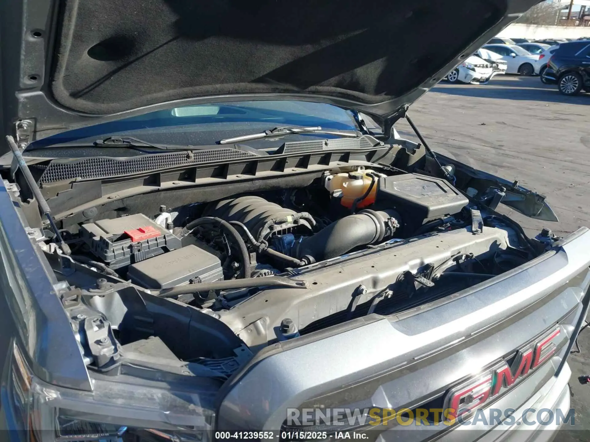 10 fotografías del automóvil dañado 3GTP8CED9MG179774 GMC SIERRA 1500 2021