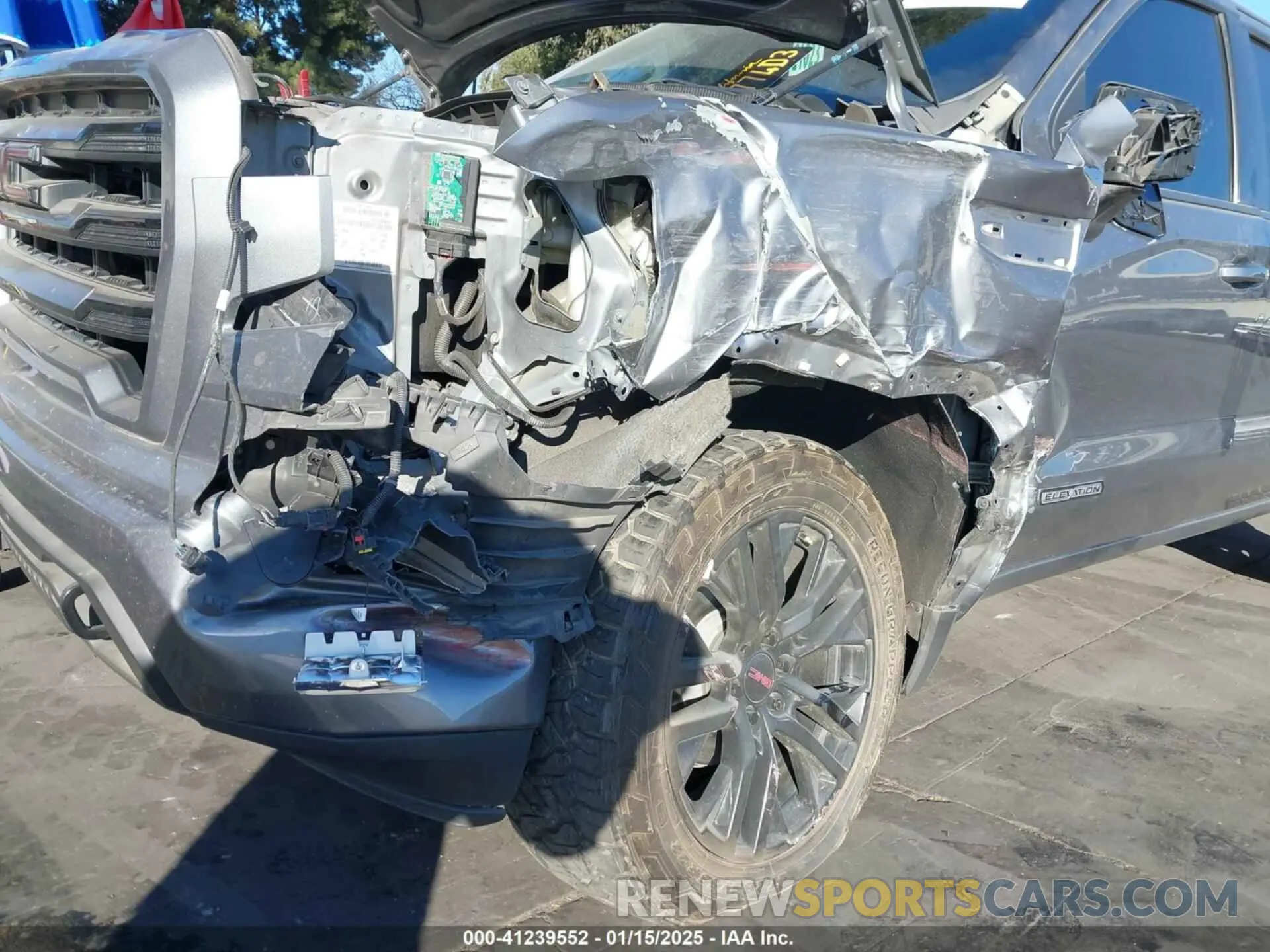 12 fotografías del automóvil dañado 3GTP8CED9MG179774 GMC SIERRA 1500 2021
