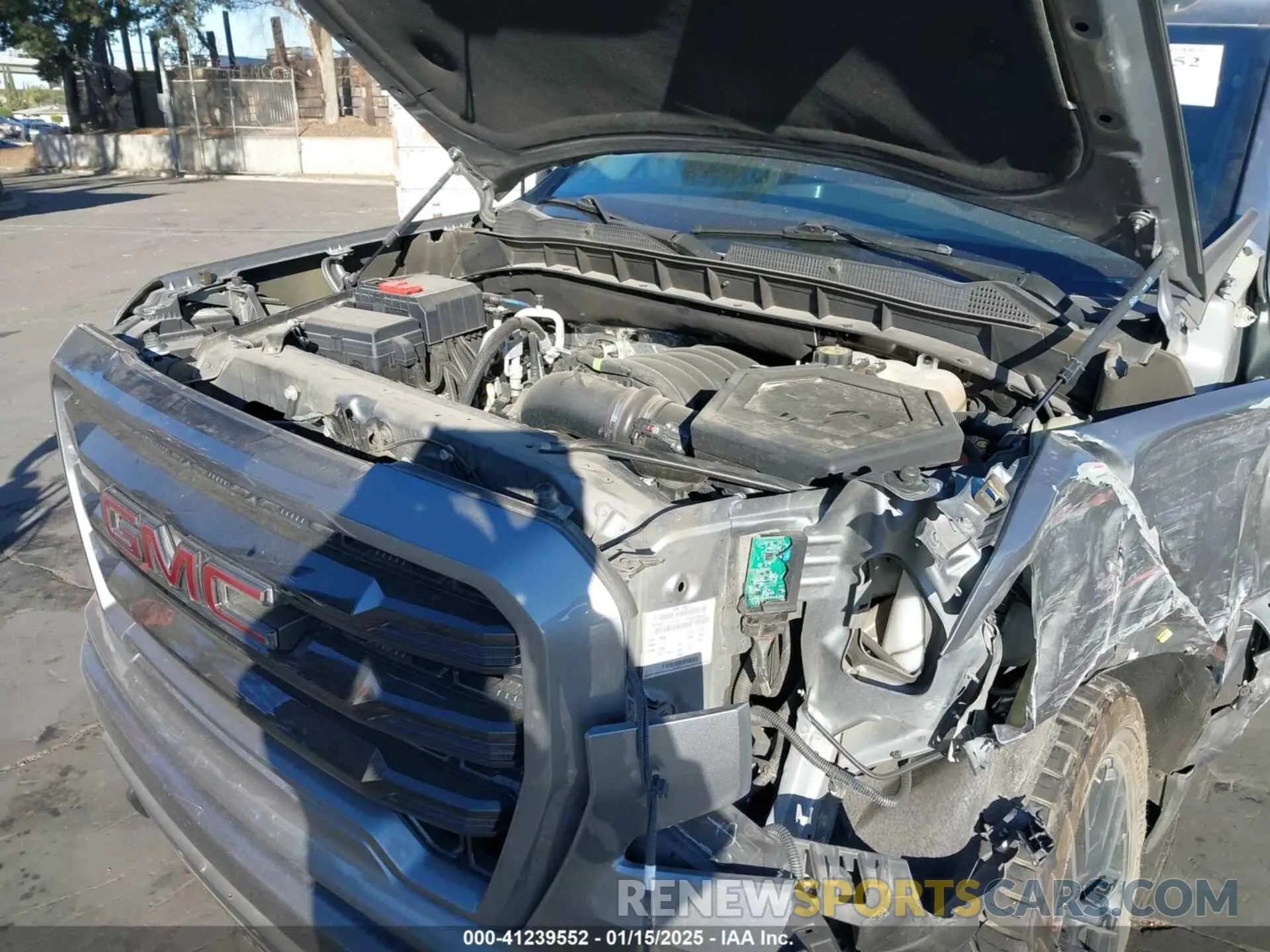 18 fotografías del automóvil dañado 3GTP8CED9MG179774 GMC SIERRA 1500 2021