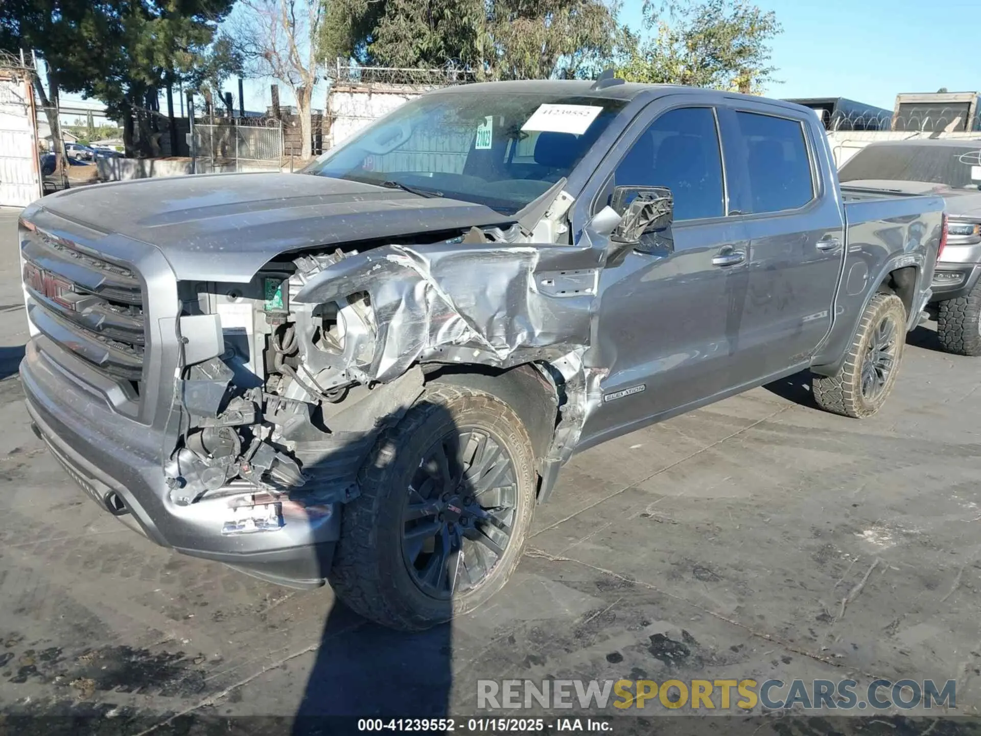 2 fotografías del automóvil dañado 3GTP8CED9MG179774 GMC SIERRA 1500 2021