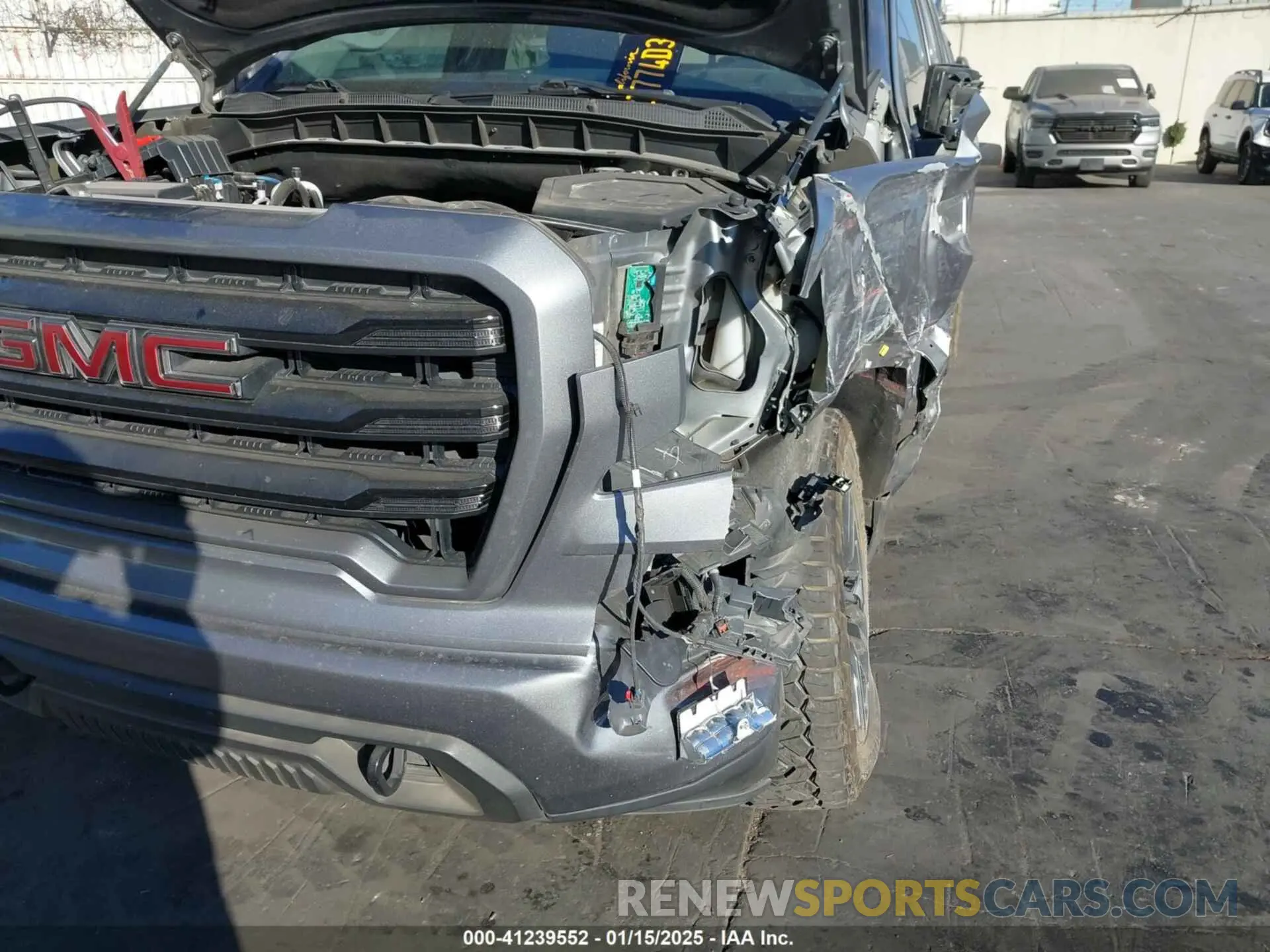 6 fotografías del automóvil dañado 3GTP8CED9MG179774 GMC SIERRA 1500 2021