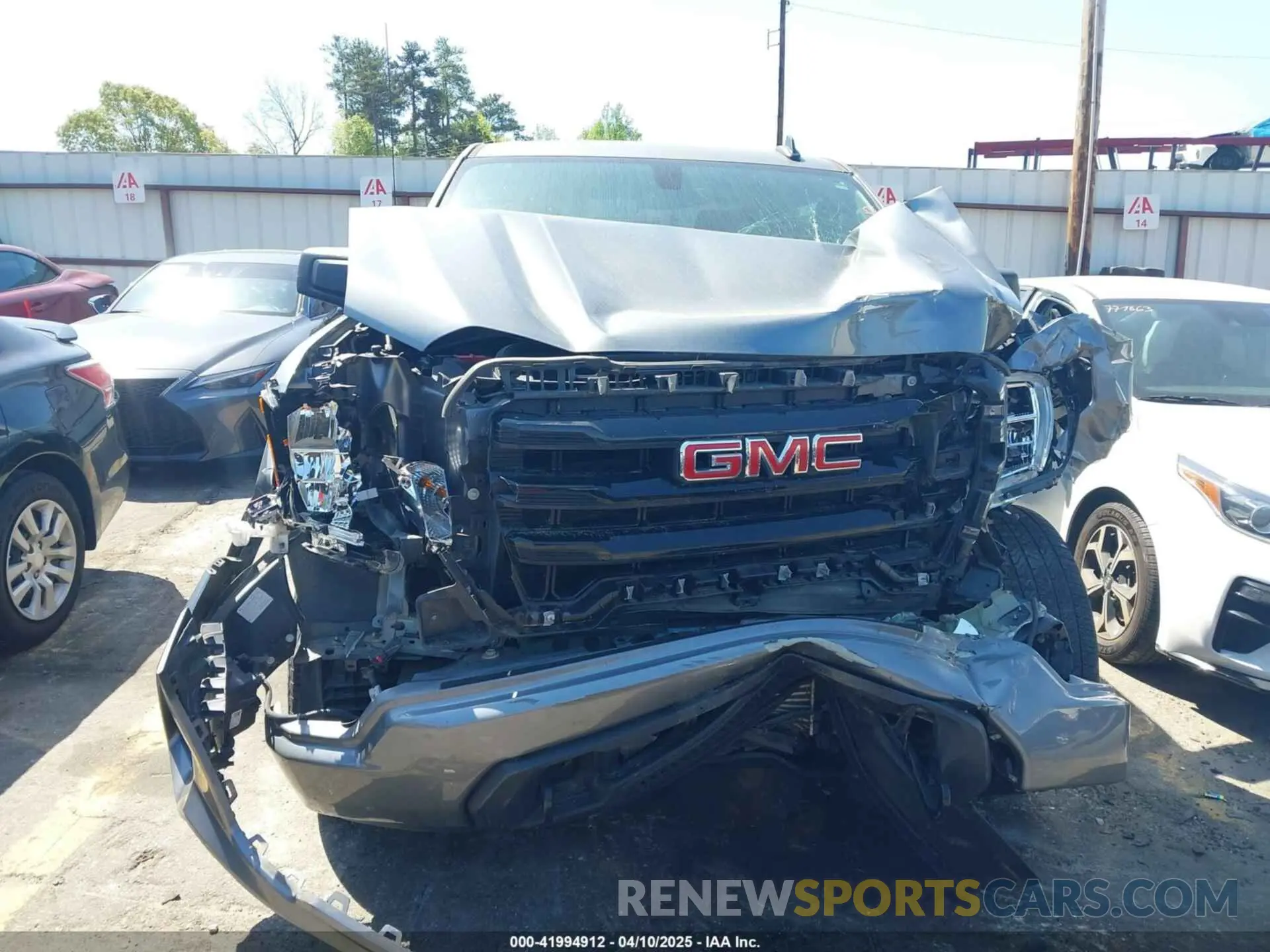 12 fotografías del automóvil dañado 3GTP8CEK1MG398906 GMC SIERRA 1500 2021