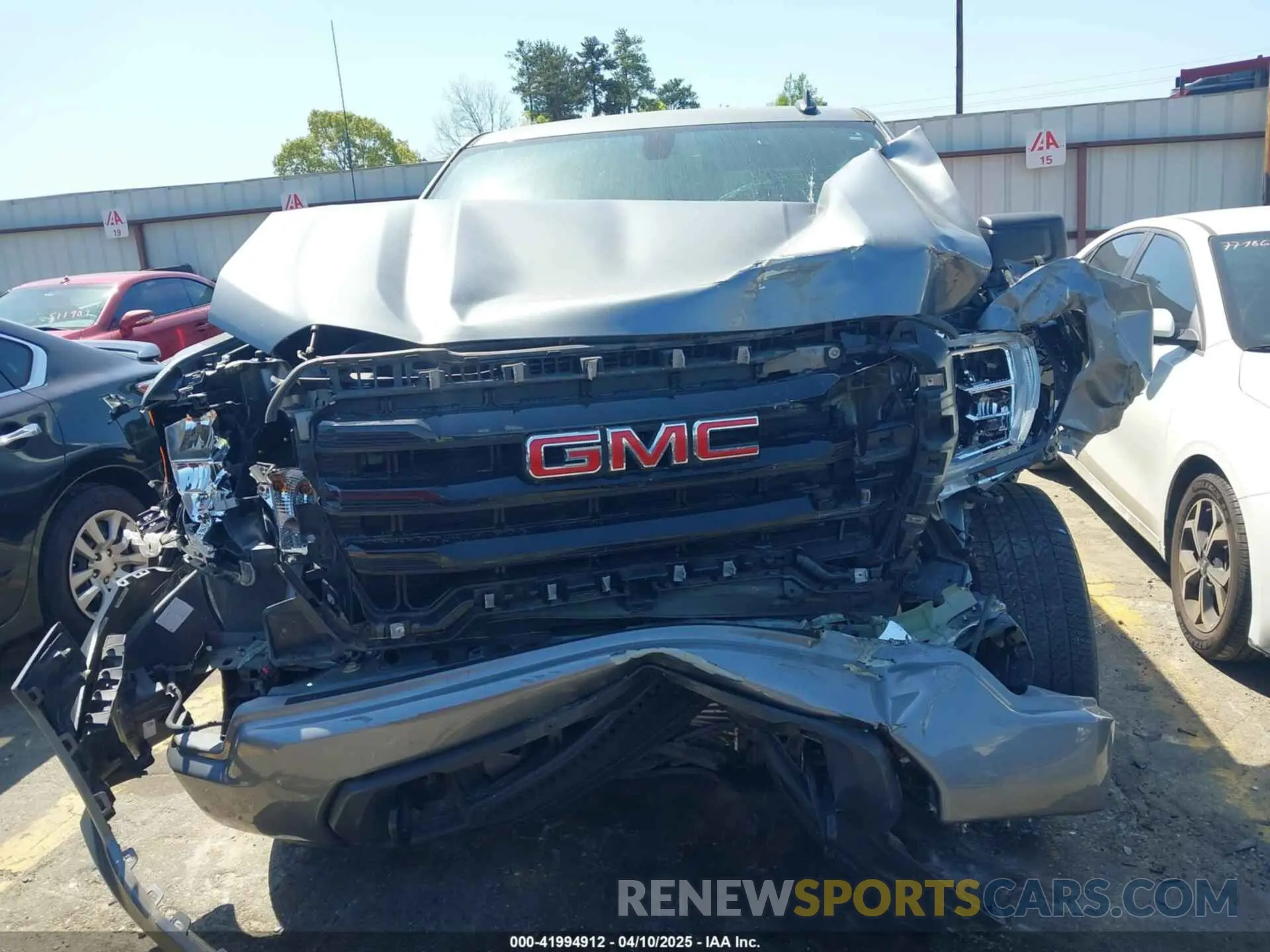 6 fotografías del automóvil dañado 3GTP8CEK1MG398906 GMC SIERRA 1500 2021