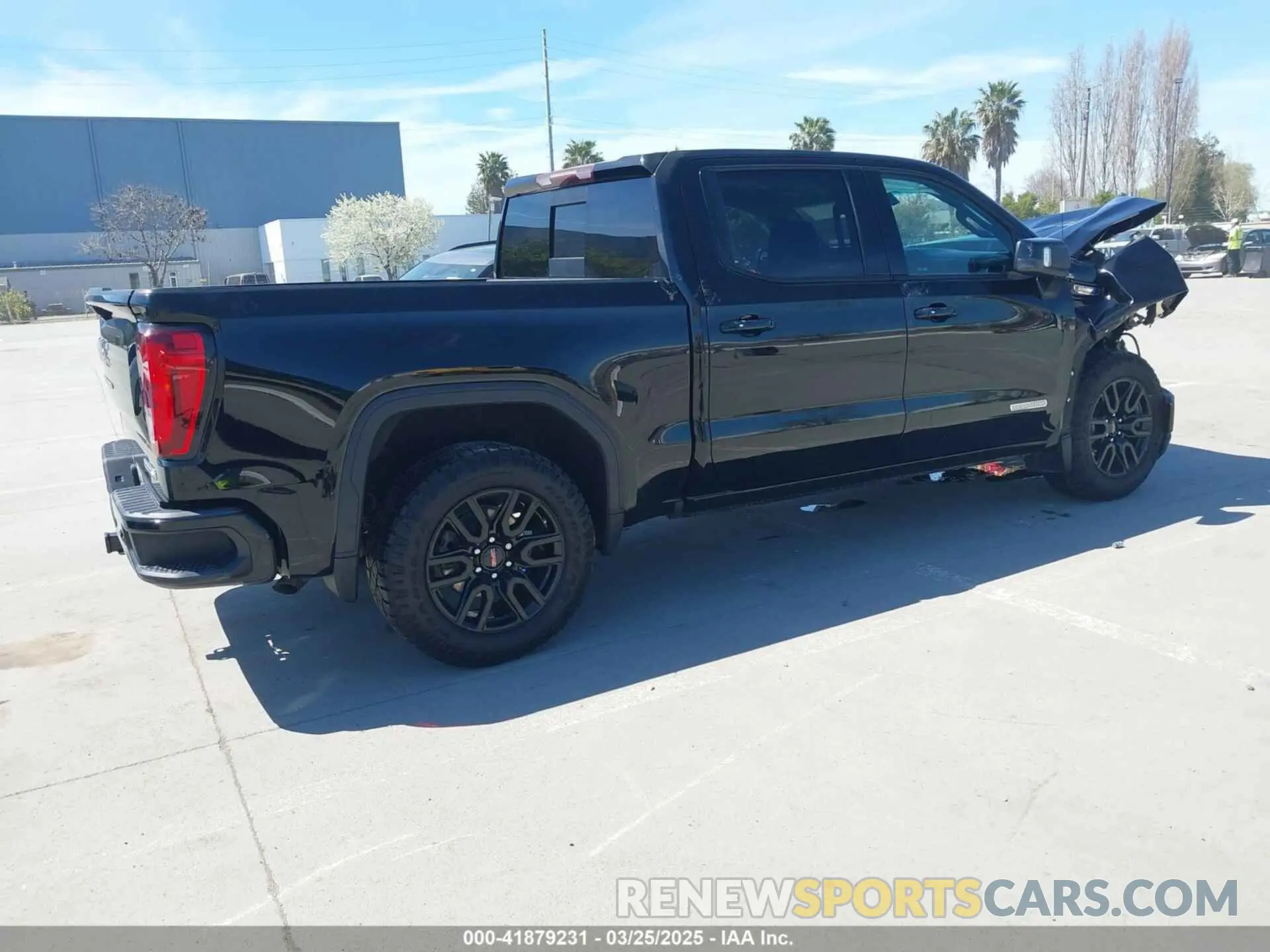 4 fotografías del automóvil dañado 3GTP8CET8MG126474 GMC SIERRA 1500 2021