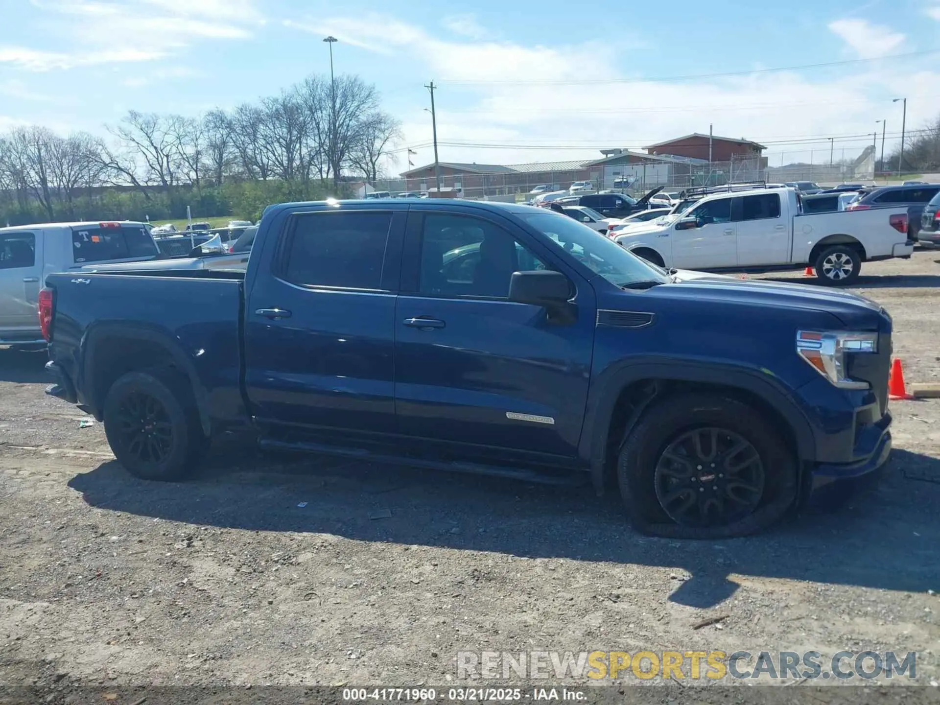 12 fotografías del automóvil dañado 3GTP9CEK8MG482718 GMC SIERRA 1500 2021