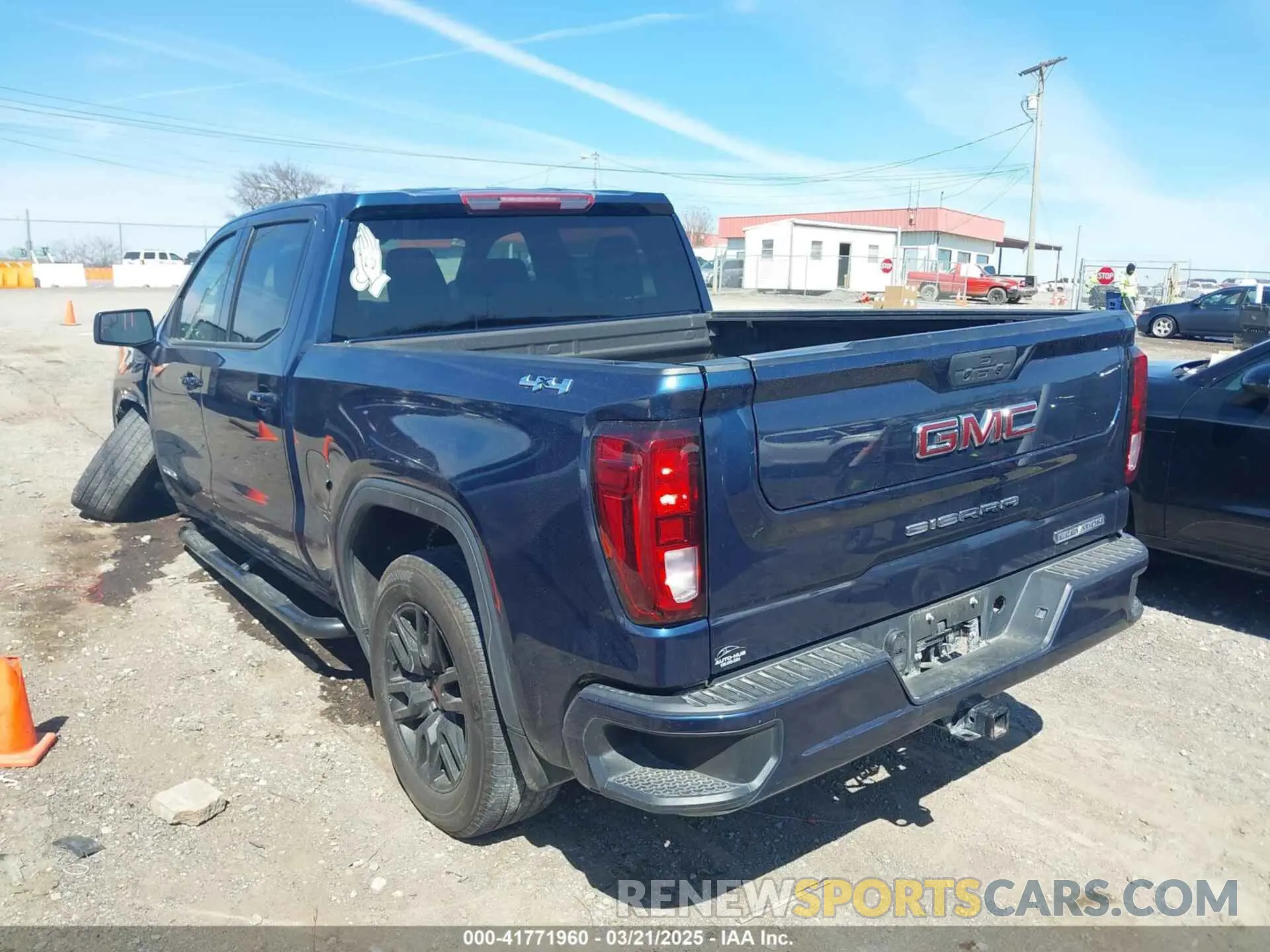 3 fotografías del automóvil dañado 3GTP9CEK8MG482718 GMC SIERRA 1500 2021
