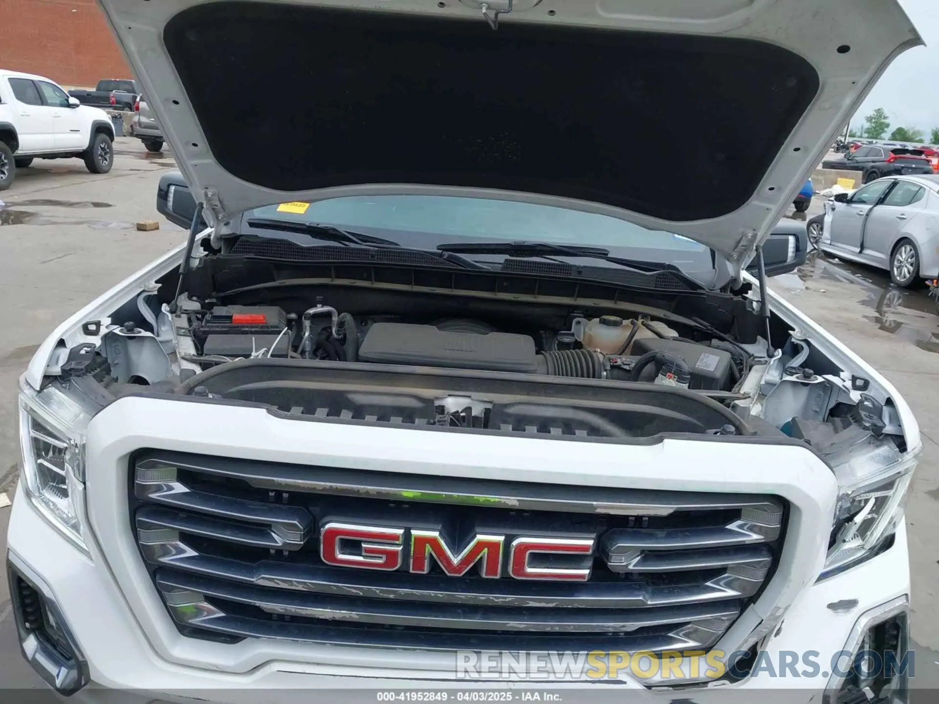 10 fotografías del automóvil dañado 3GTP9EED0MG239885 GMC SIERRA 1500 2021