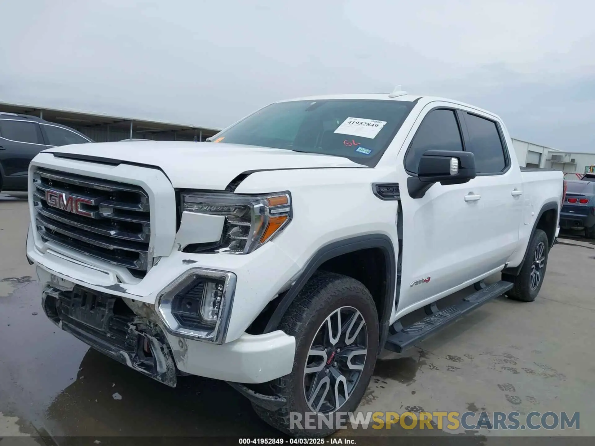 18 fotografías del automóvil dañado 3GTP9EED0MG239885 GMC SIERRA 1500 2021