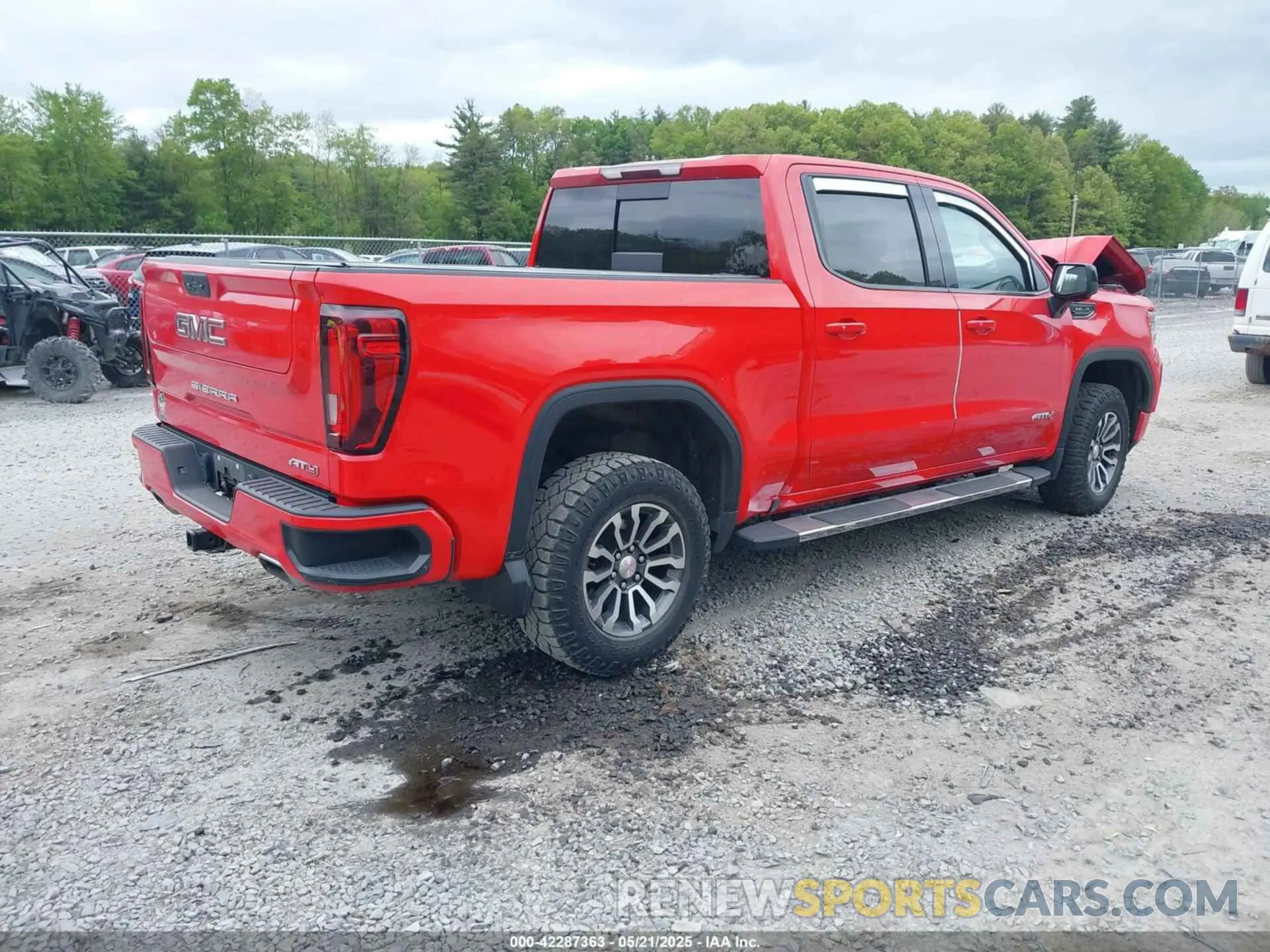 4 fotografías del automóvil dañado 3GTP9EED2MG382241 GMC SIERRA 1500 2021
