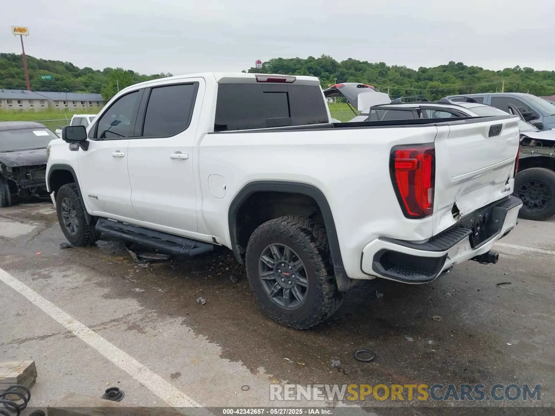 3 fotografías del automóvil dañado 3GTP9EED4MG390227 GMC SIERRA 1500 2021