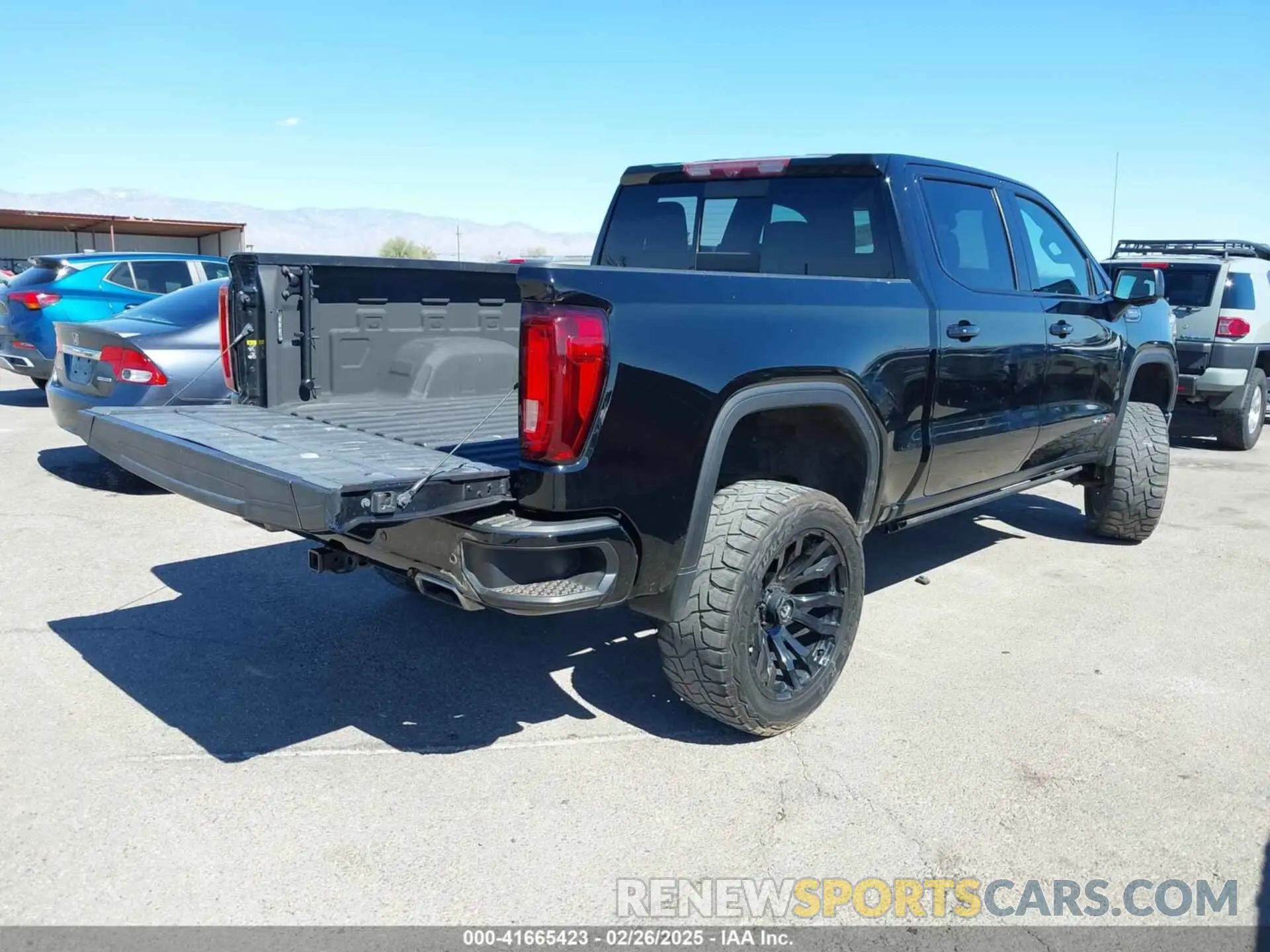 4 fotografías del automóvil dañado 3GTP9EED5MG206008 GMC SIERRA 1500 2021