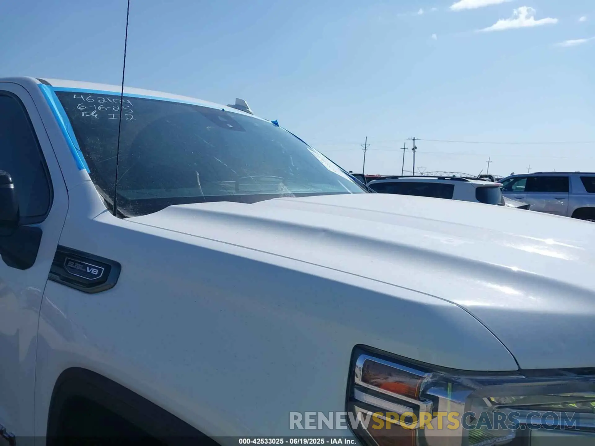 6 fotografías del automóvil dañado 3GTP9EED6MG183046 GMC SIERRA 1500 2021