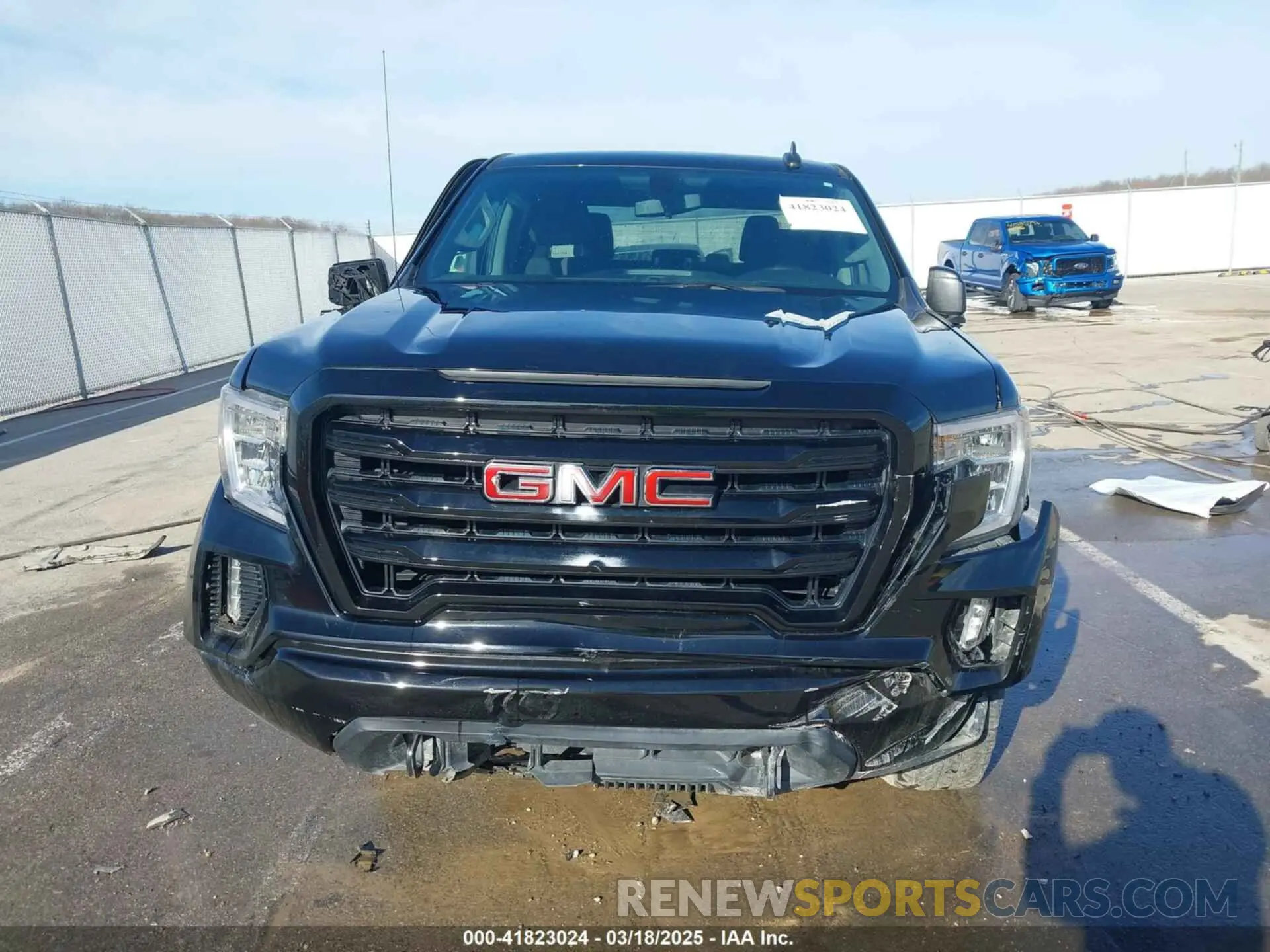 12 fotografías del automóvil dañado 3GTP9GEK0MG404389 GMC SIERRA 1500 2021