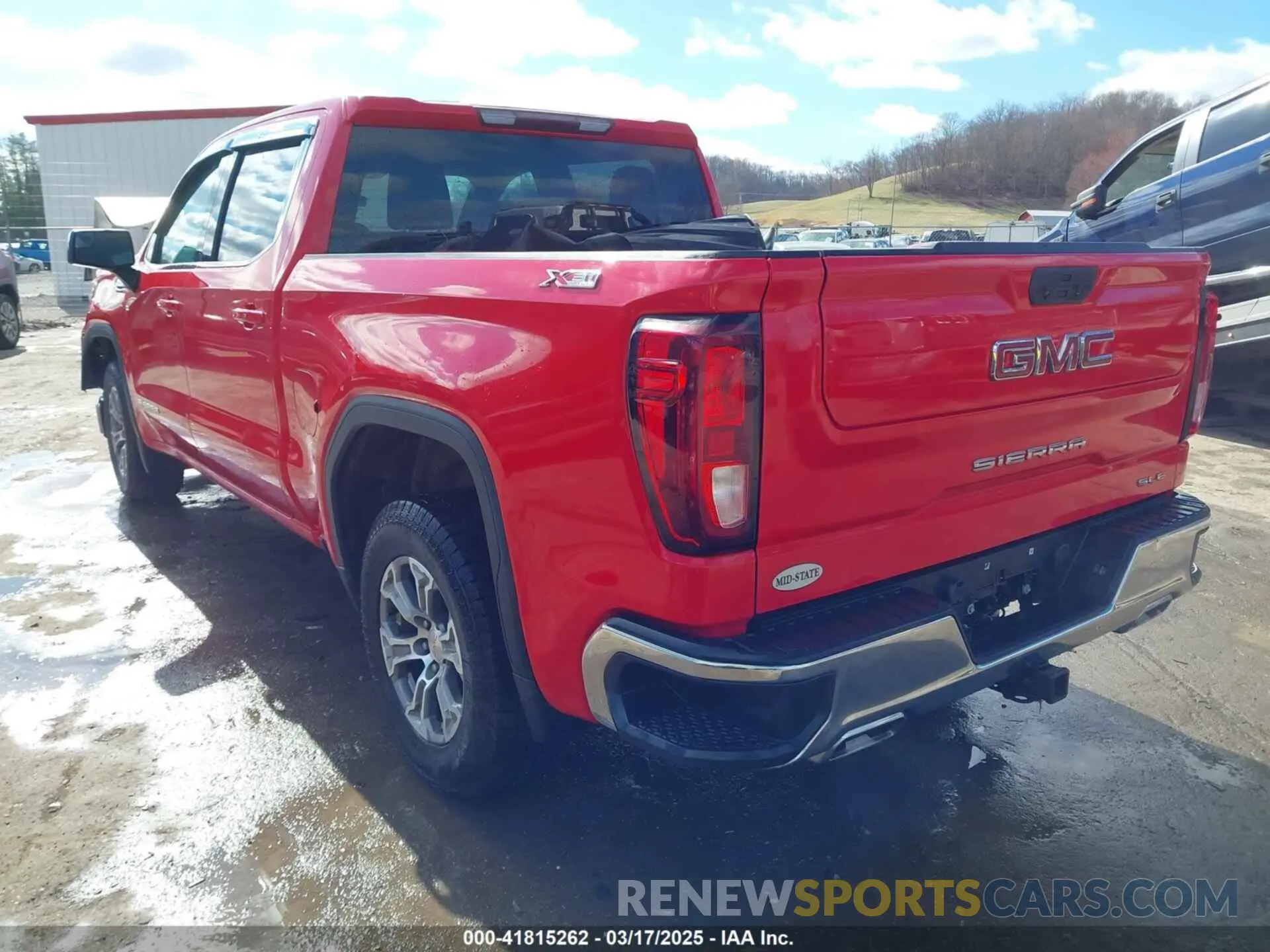 3 fotografías del automóvil dañado 3GTU9BET6MG268316 GMC SIERRA 1500 2021