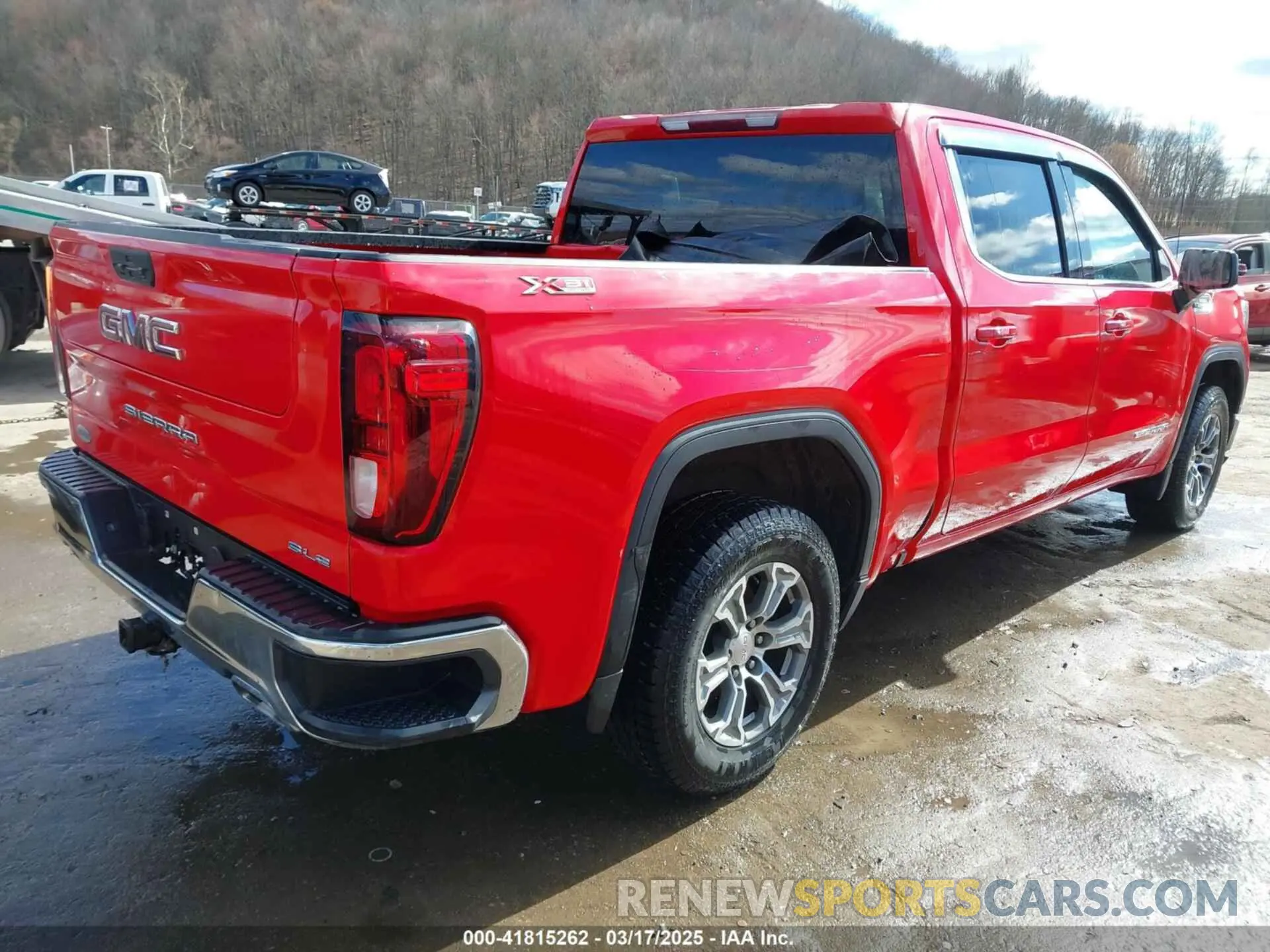 4 fotografías del automóvil dañado 3GTU9BET6MG268316 GMC SIERRA 1500 2021