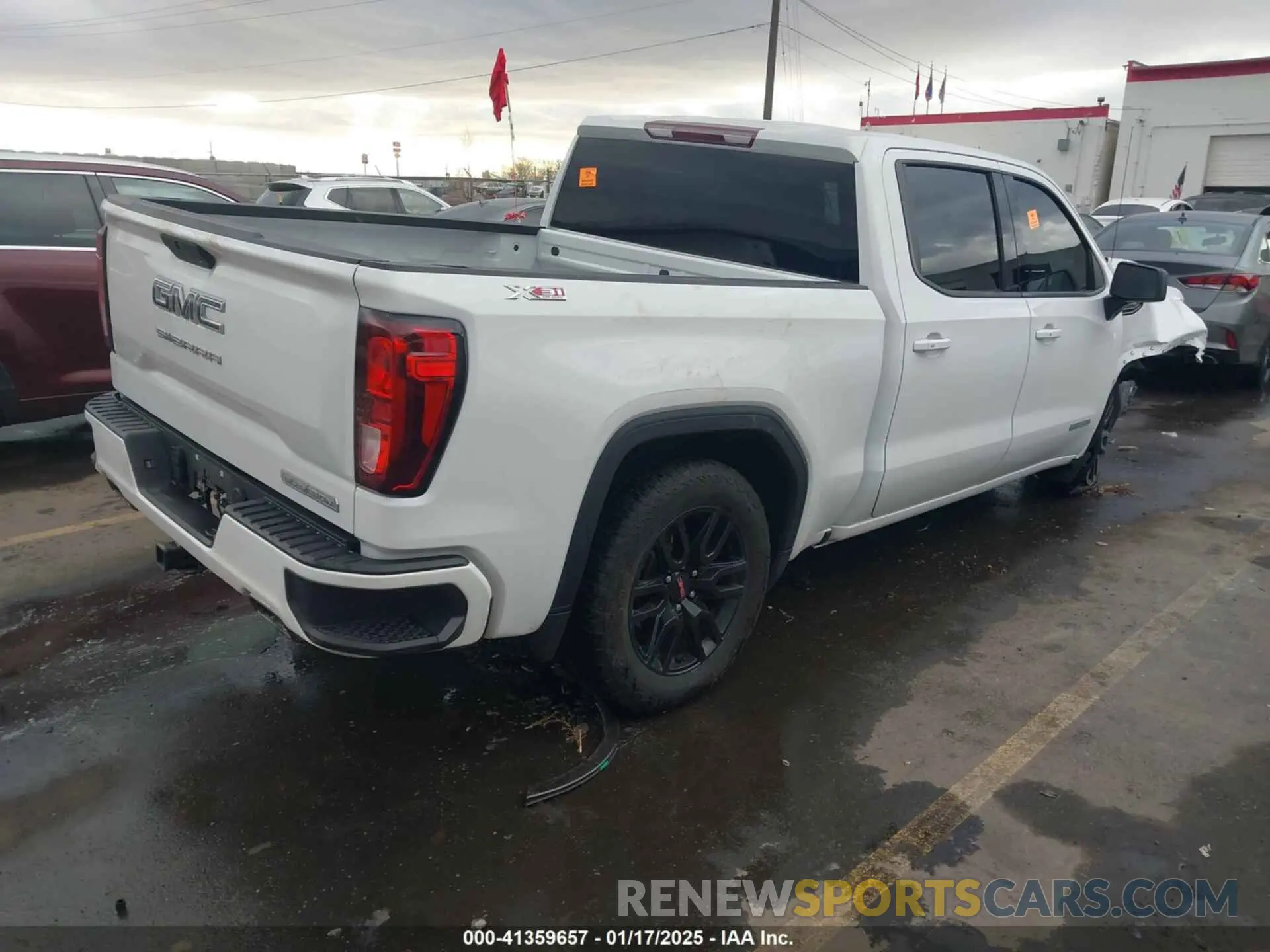 4 fotografías del automóvil dañado 3GTU9CED1MG143030 GMC SIERRA 1500 2021