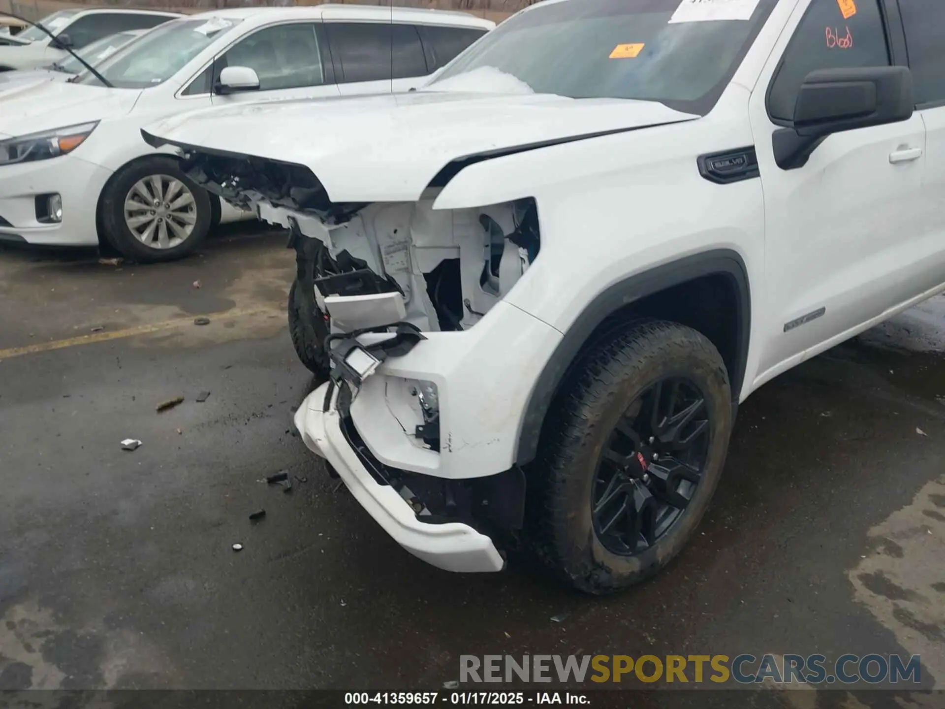 6 fotografías del automóvil dañado 3GTU9CED1MG143030 GMC SIERRA 1500 2021