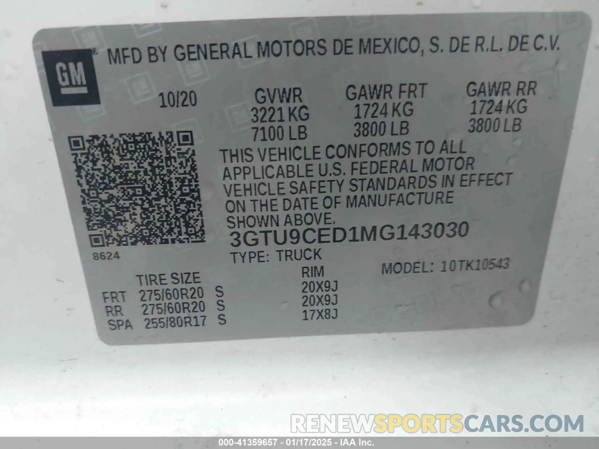 9 fotografías del automóvil dañado 3GTU9CED1MG143030 GMC SIERRA 1500 2021