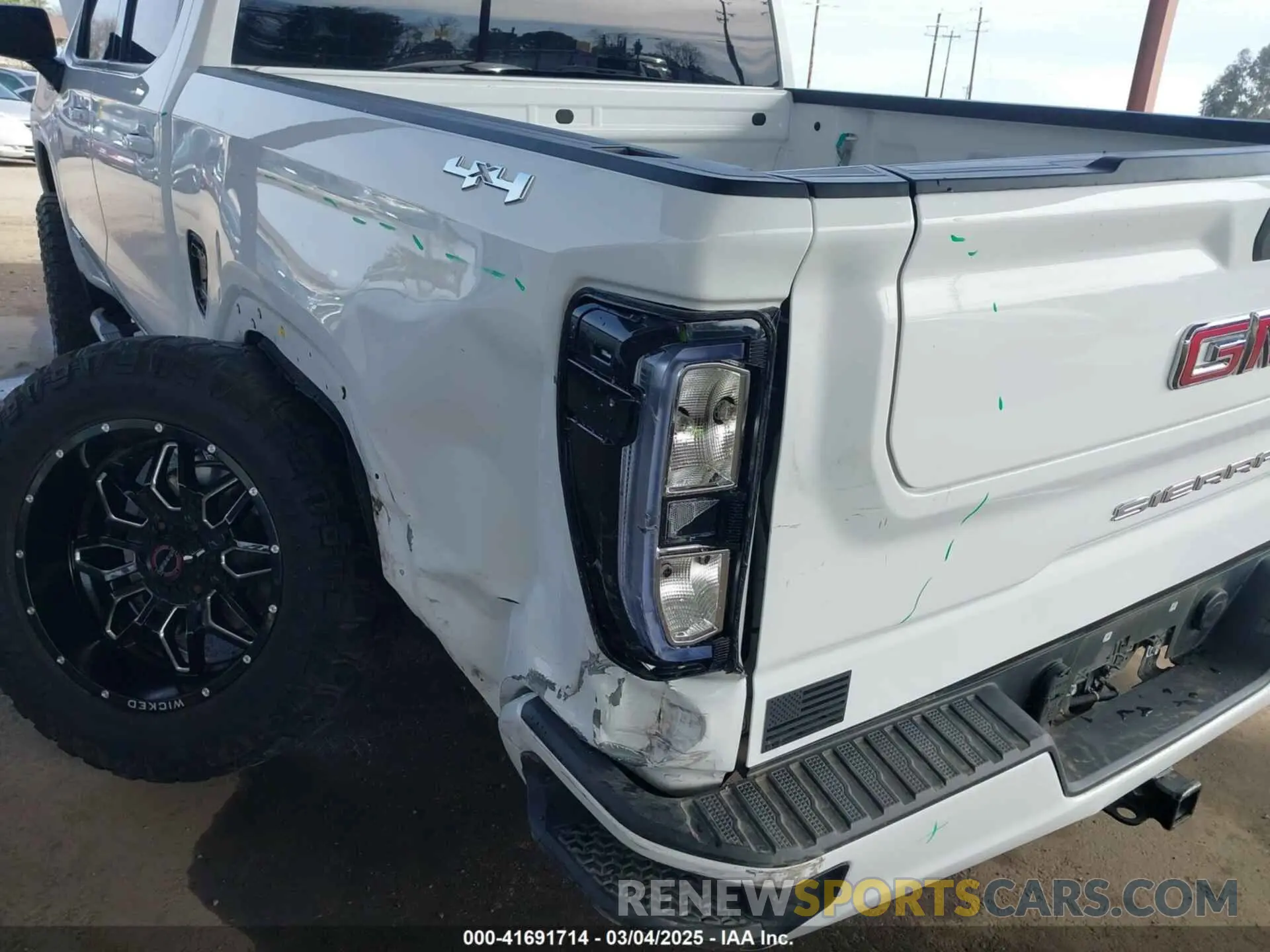 6 fotografías del automóvil dañado 3GTU9CED5MG236469 GMC SIERRA 1500 2021