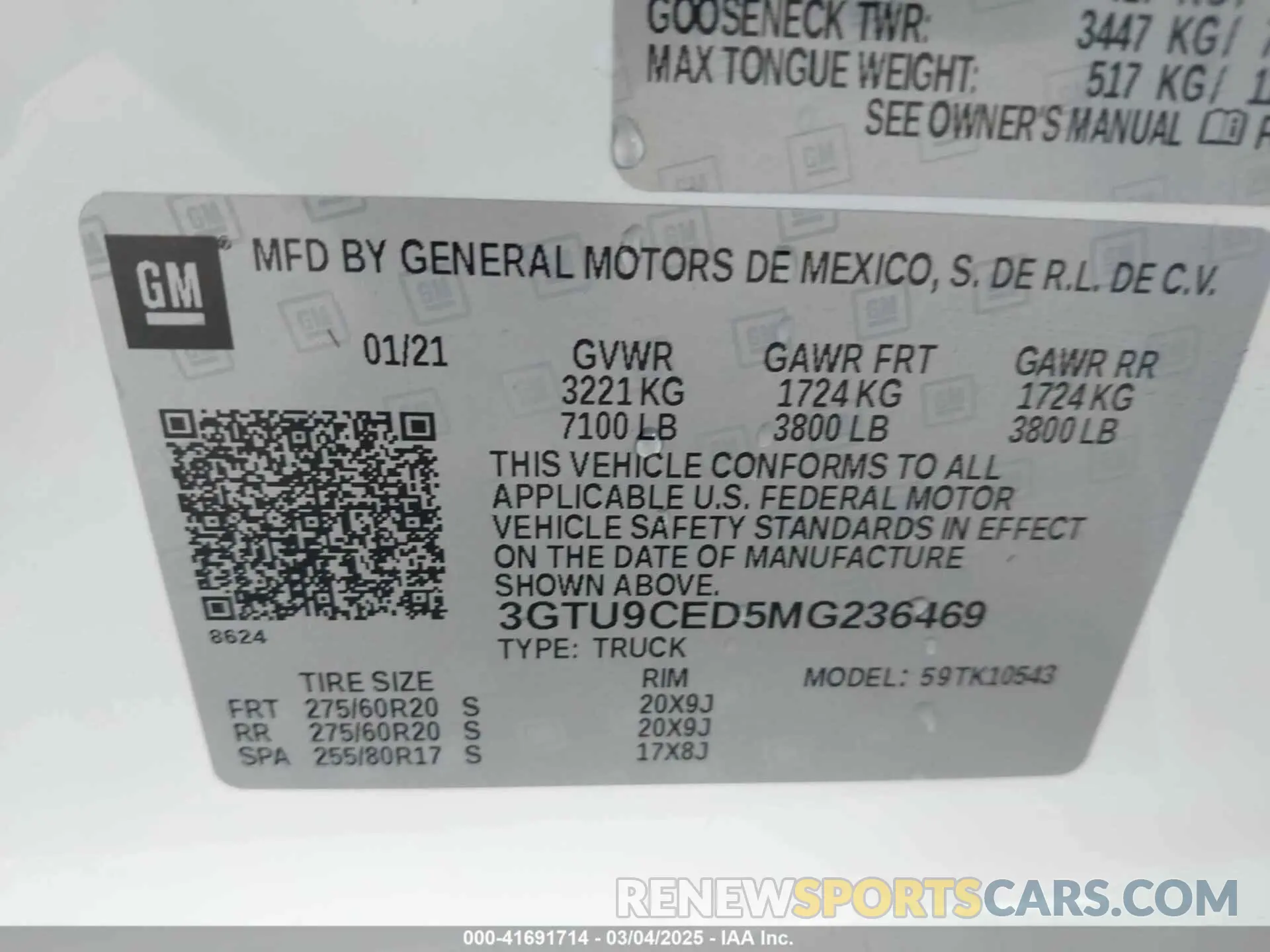 9 fotografías del automóvil dañado 3GTU9CED5MG236469 GMC SIERRA 1500 2021
