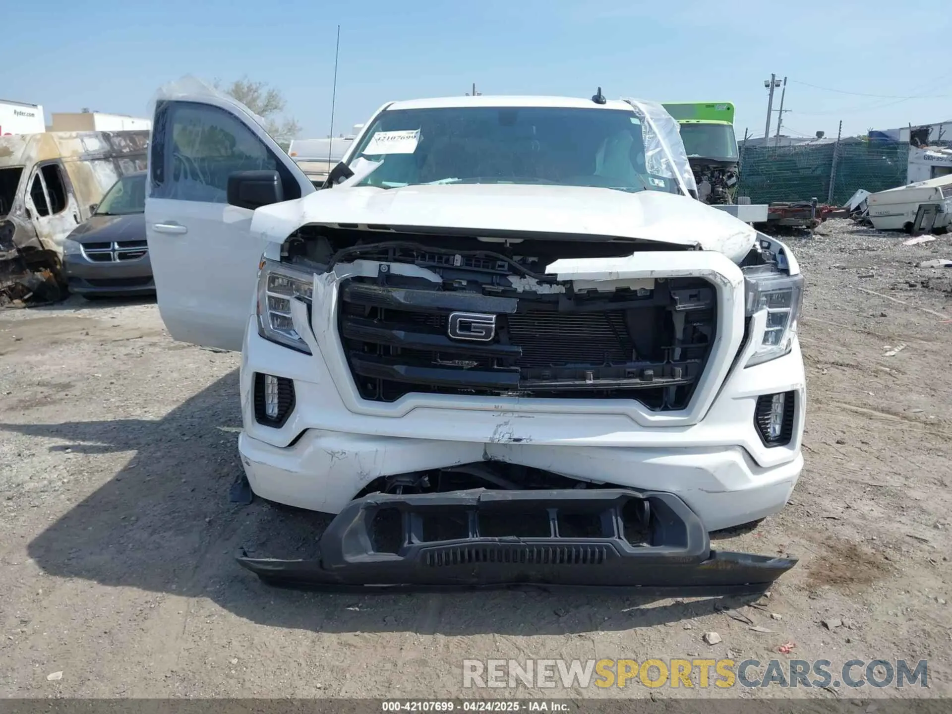 11 fotografías del automóvil dañado 3GTU9CET8MG410025 GMC SIERRA 1500 2021