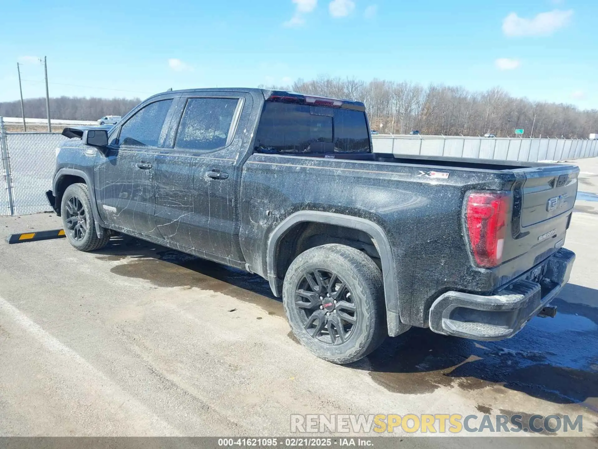 3 fotografías del automóvil dañado 3GTU9CET9MG315442 GMC SIERRA 1500 2021