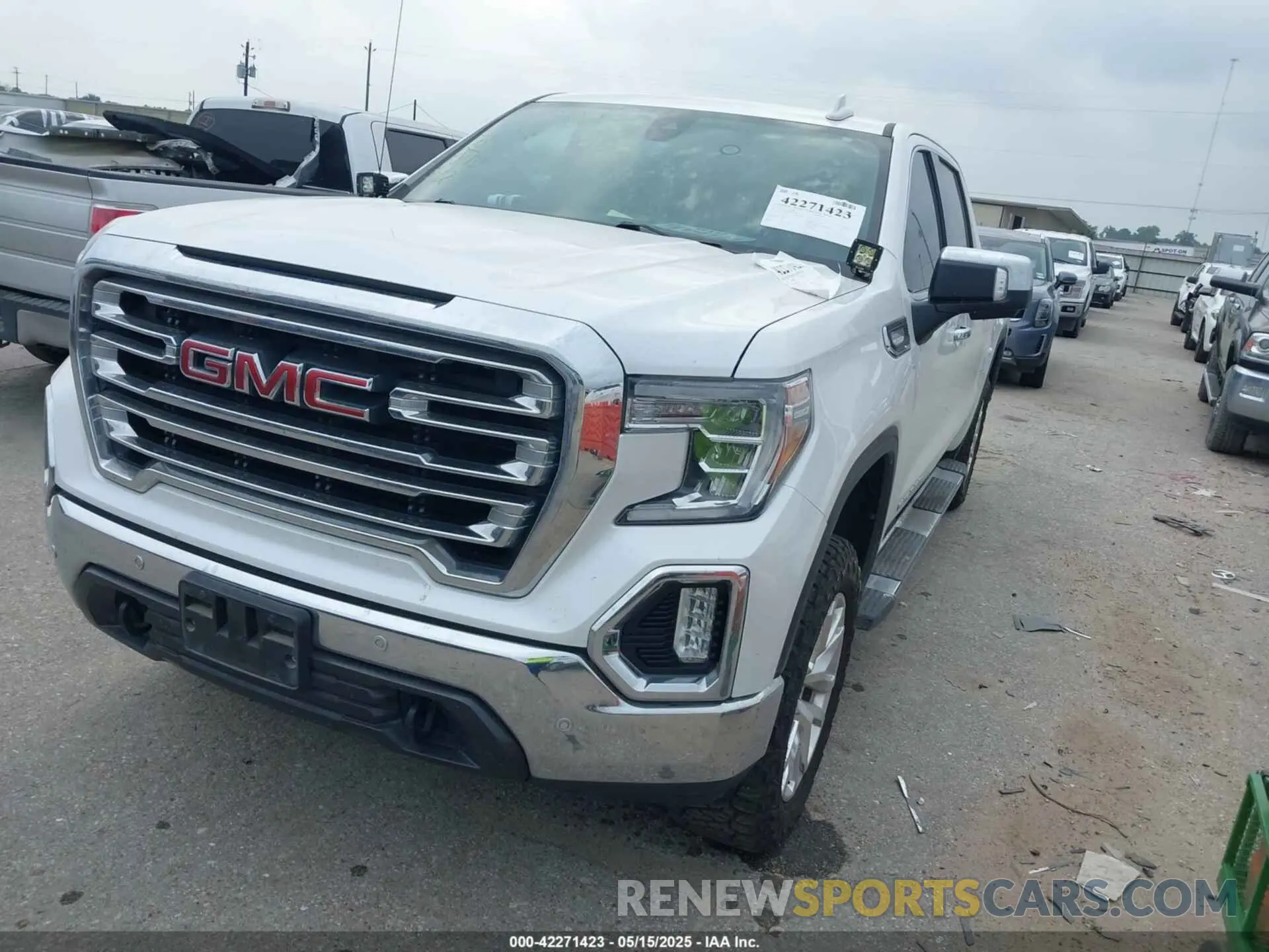 2 fotografías del automóvil dañado 3GTU9DED3MG256869 GMC SIERRA 1500 2021