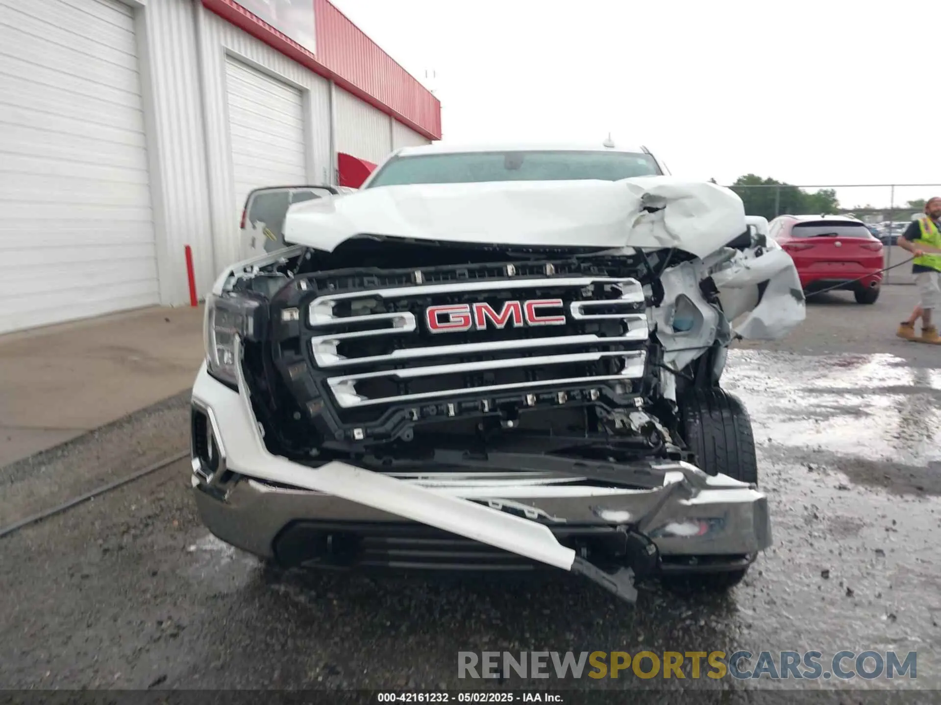 12 fotografías del automóvil dañado 3GTU9DED4MG261384 GMC SIERRA 1500 2021