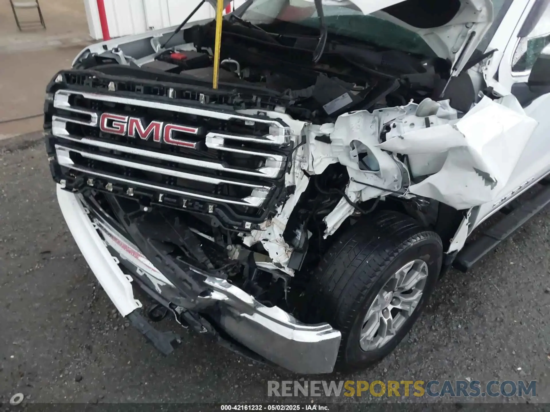 6 fotografías del automóvil dañado 3GTU9DED4MG261384 GMC SIERRA 1500 2021