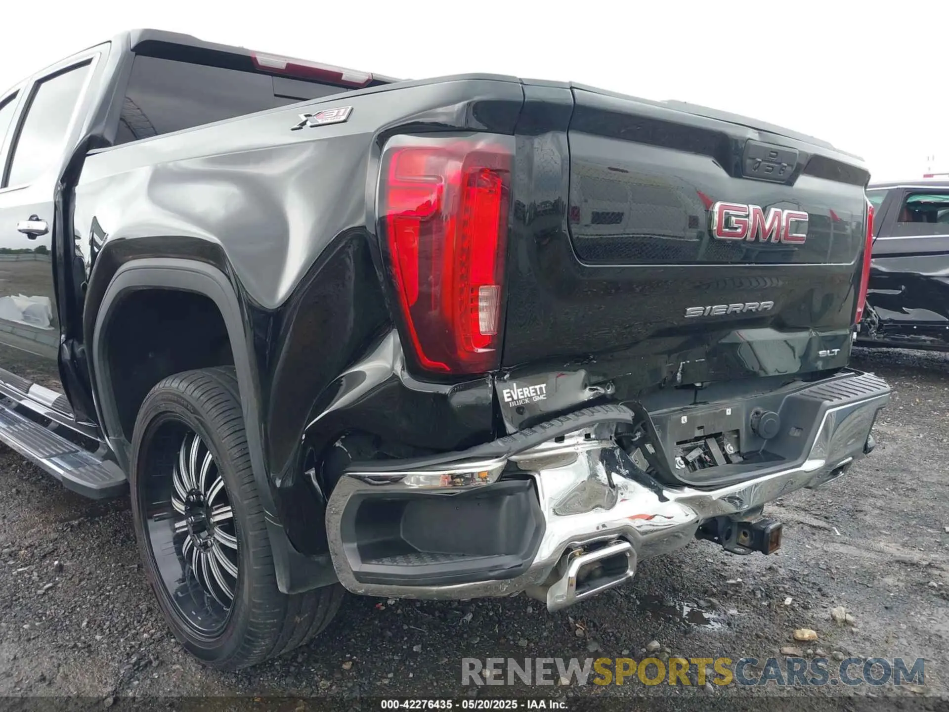 6 fotografías del automóvil dañado 3GTU9DED4MG474819 GMC SIERRA 1500 2021