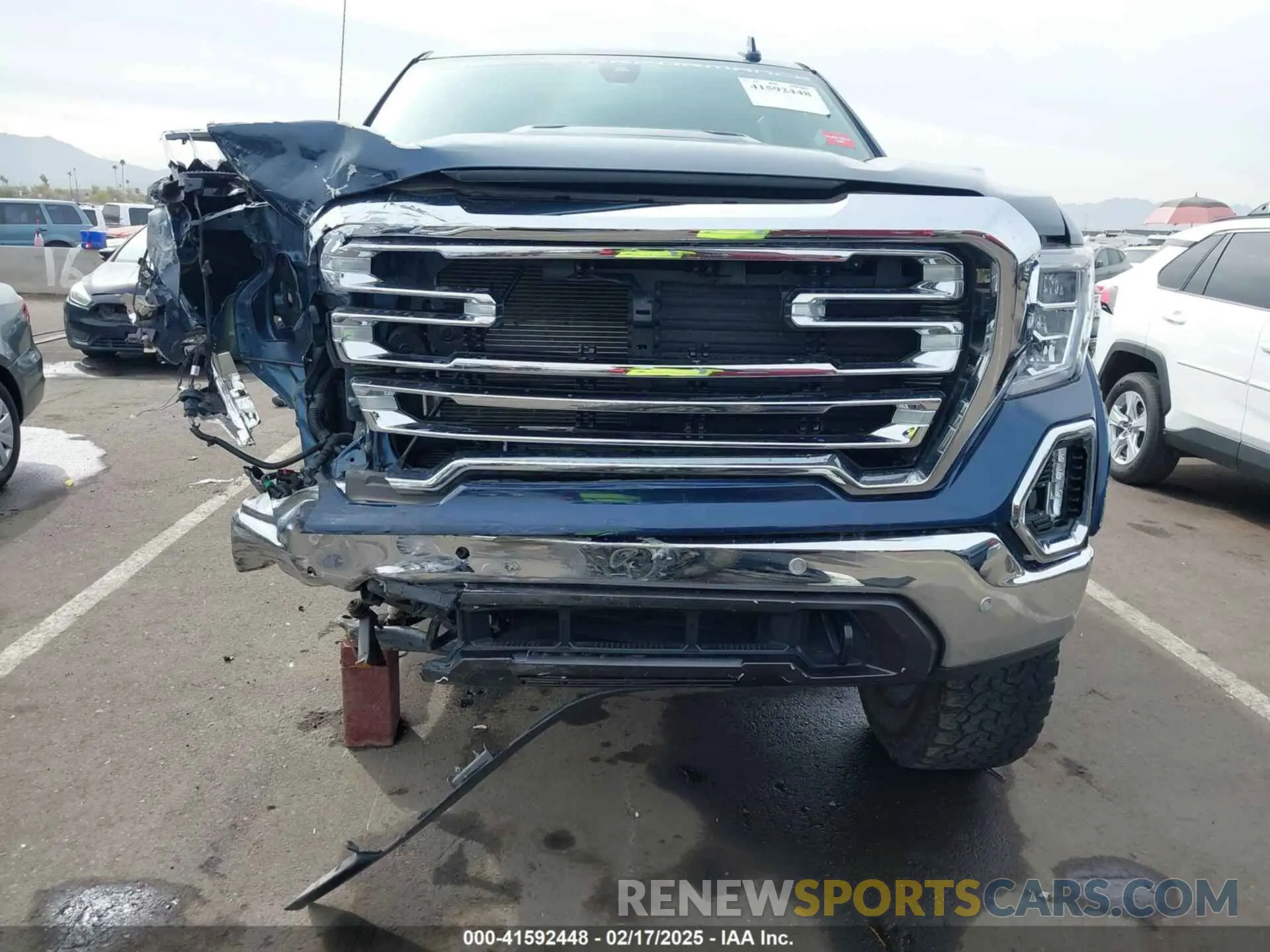 13 fotografías del automóvil dañado 3GTU9DET3MG159033 GMC SIERRA 1500 2021