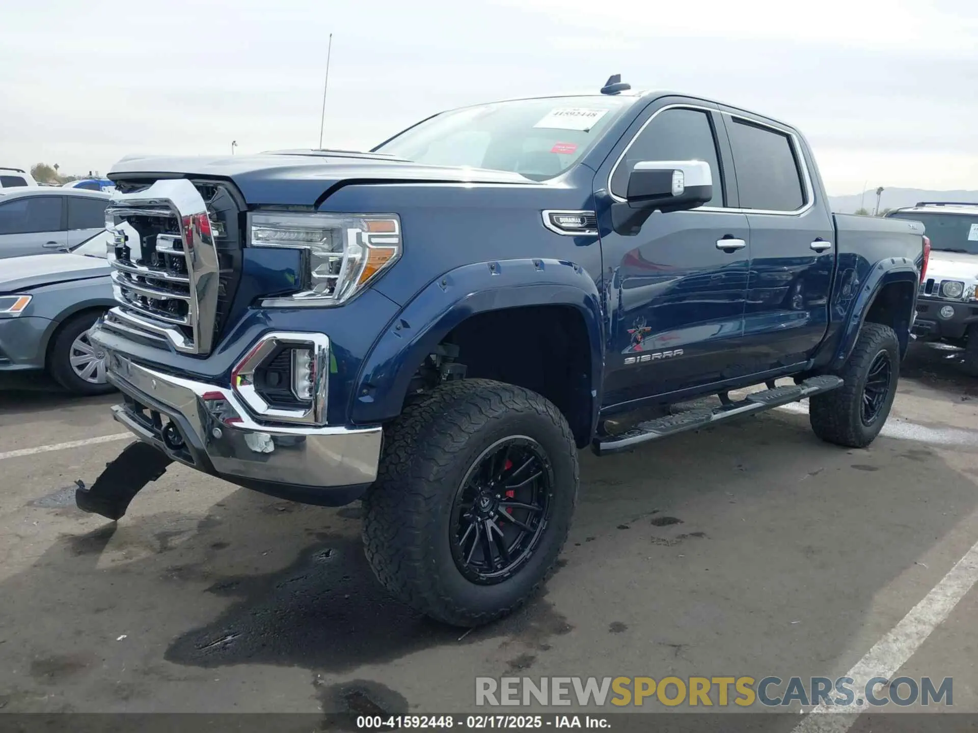 2 fotografías del automóvil dañado 3GTU9DET3MG159033 GMC SIERRA 1500 2021