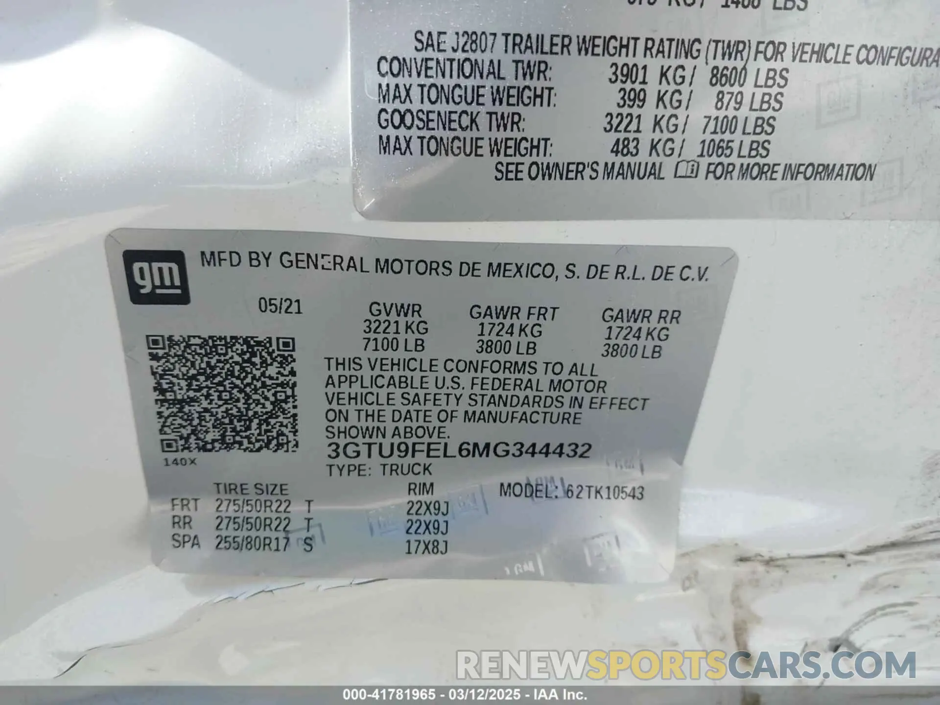 9 fotografías del automóvil dañado 3GTU9FEL6MG344432 GMC SIERRA 1500 2021